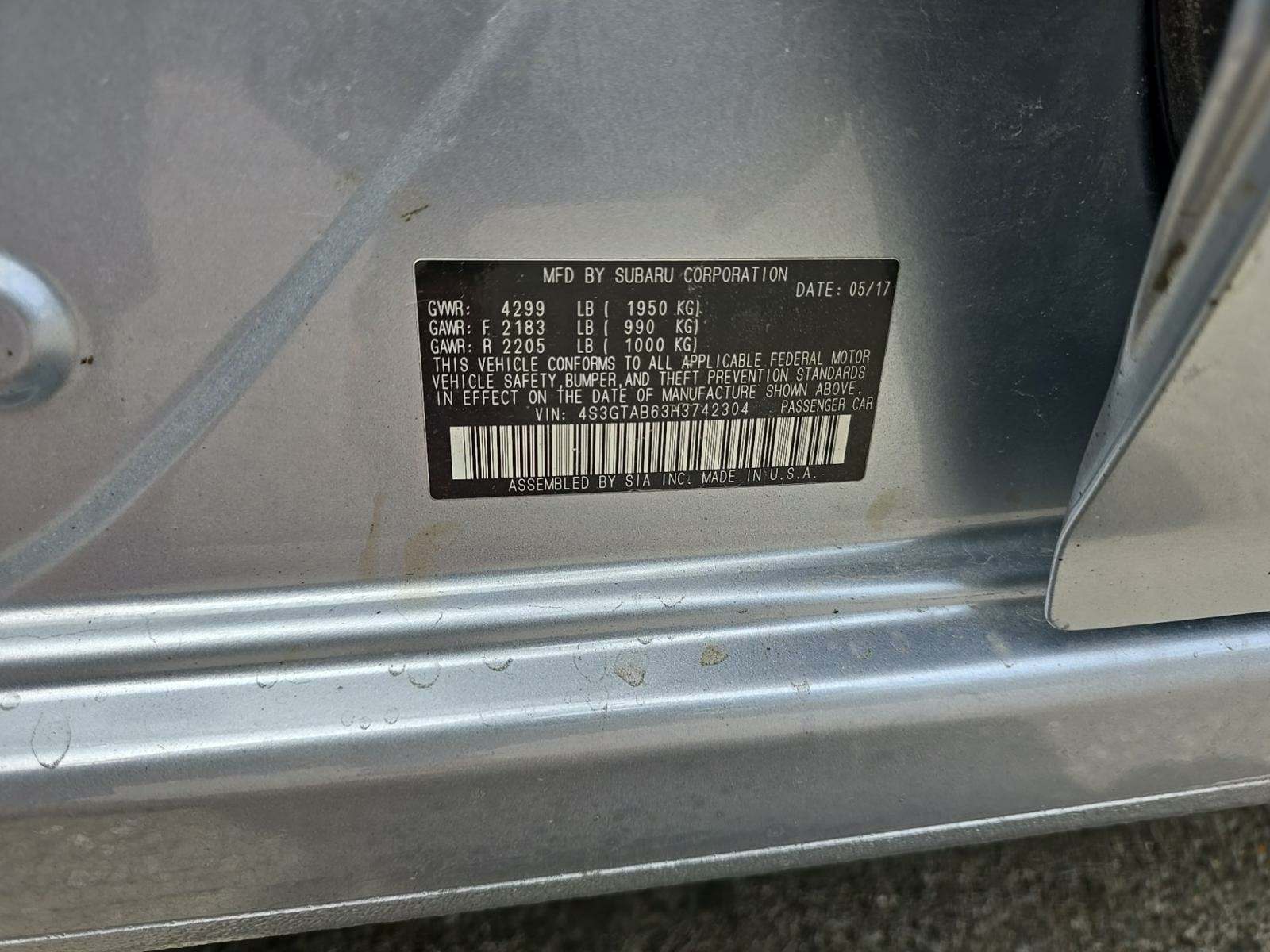 2017 Subaru Impreza 2.0i Premium AWD