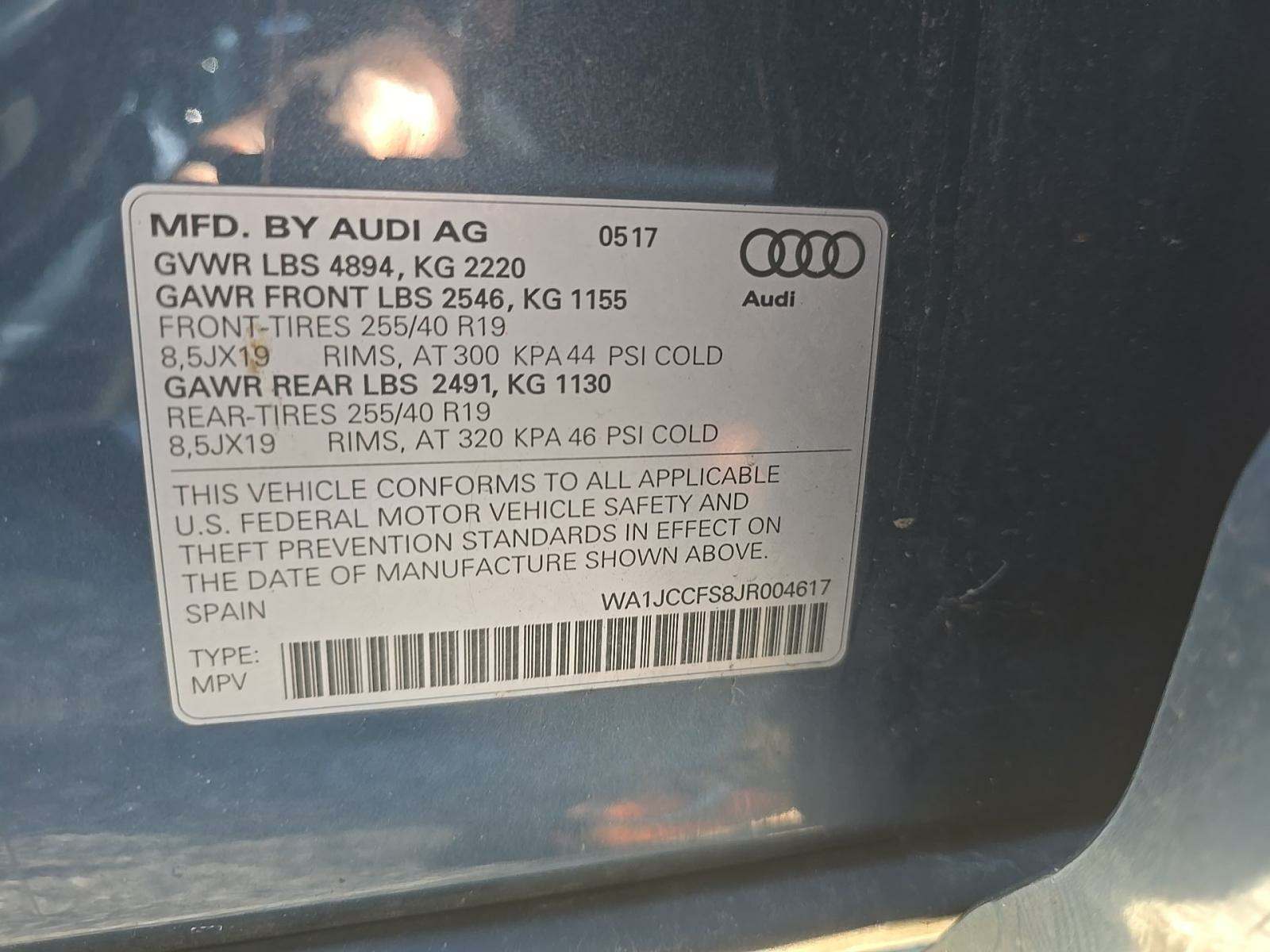 2018 Audi Q3 2.0T Premium Plus AWD