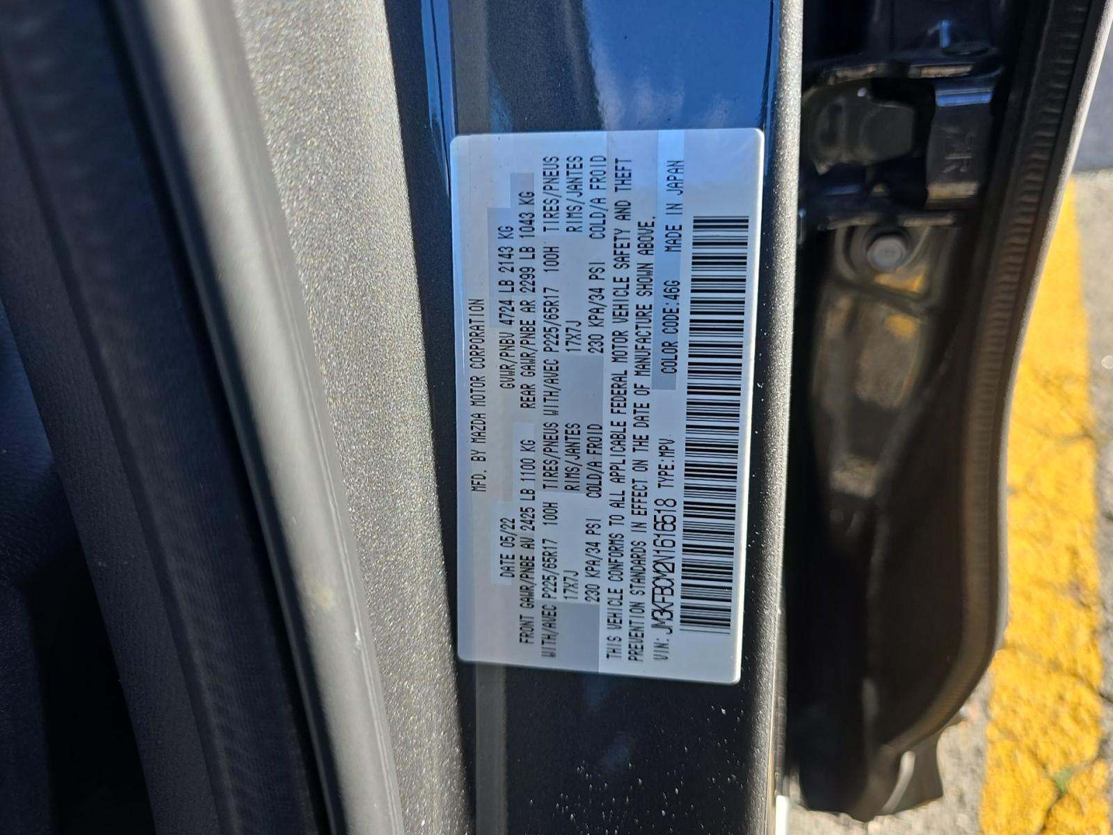 2022 MAZDA CX-5 2.5 S Preferred Package AWD