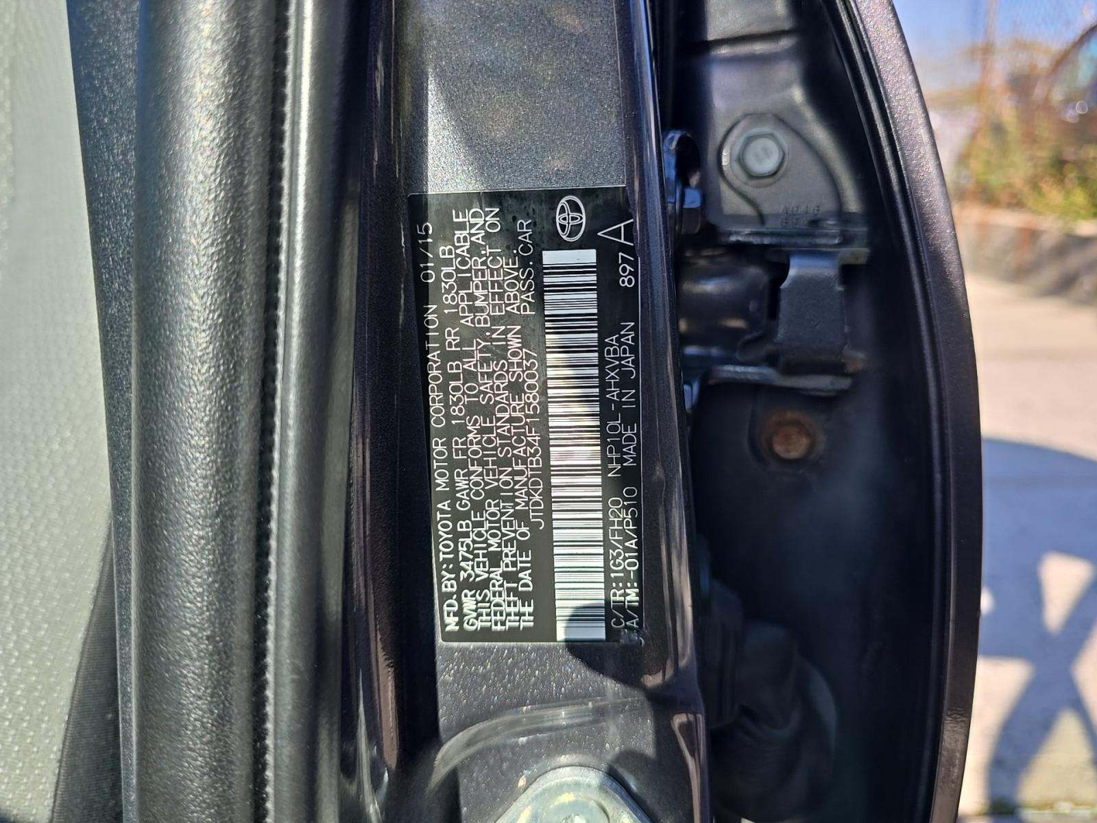 2015 Toyota Prius c One FWD