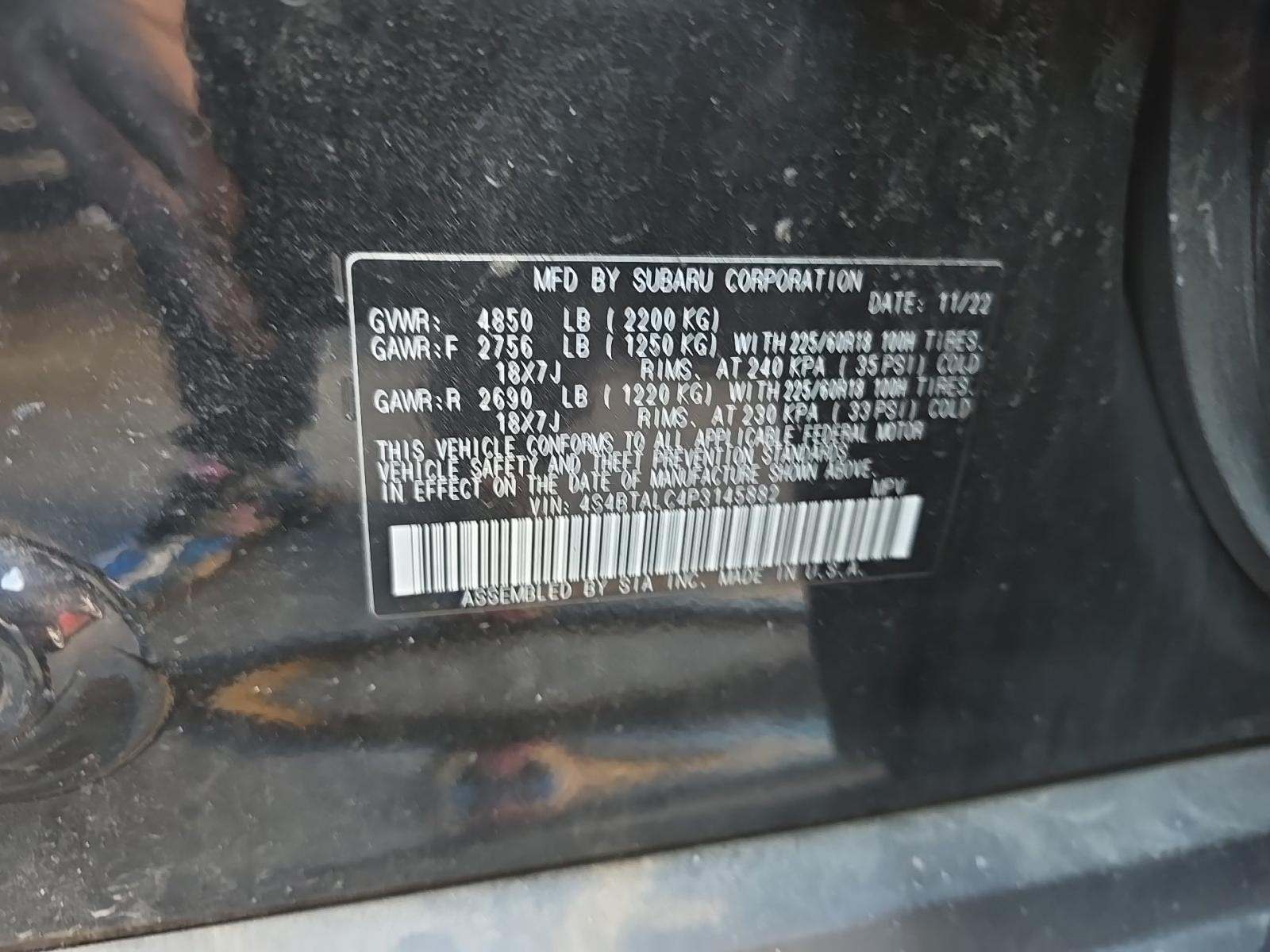 2023 Subaru Outback Onyx Edition AWD