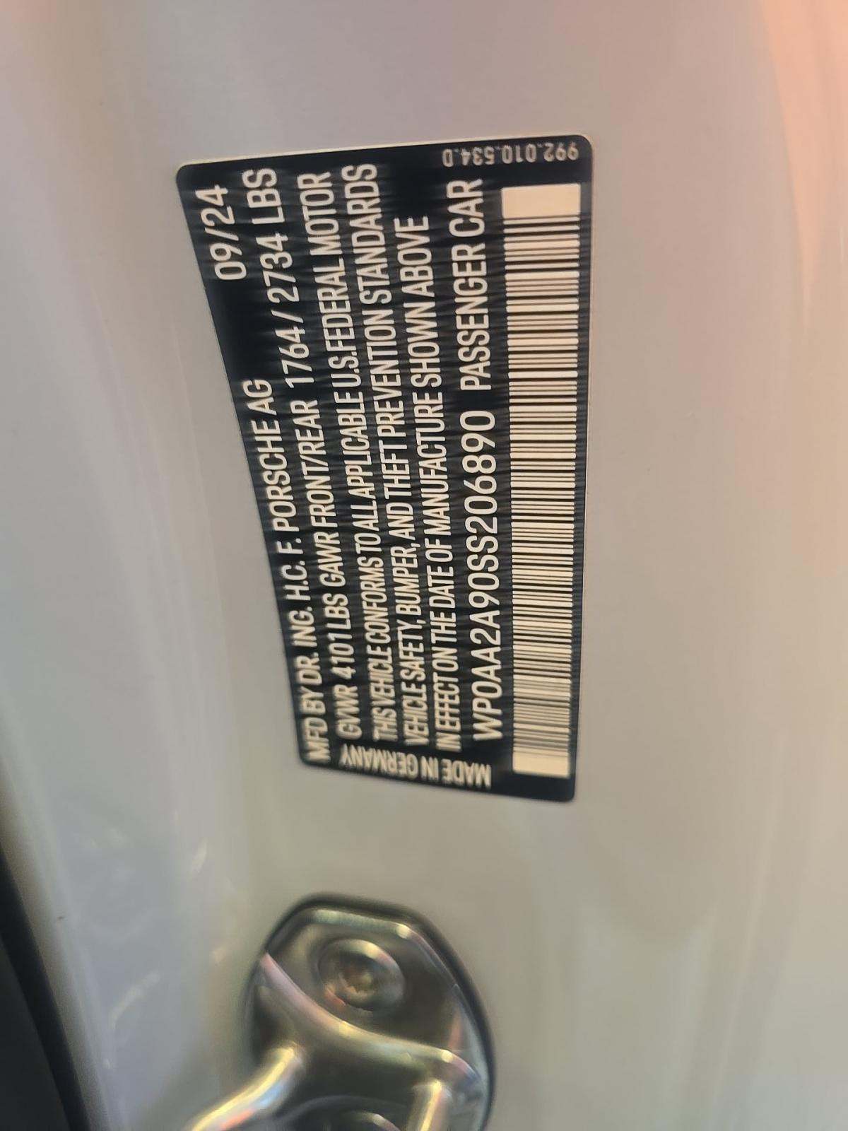 2025 Porsche 911 Carrera RWD