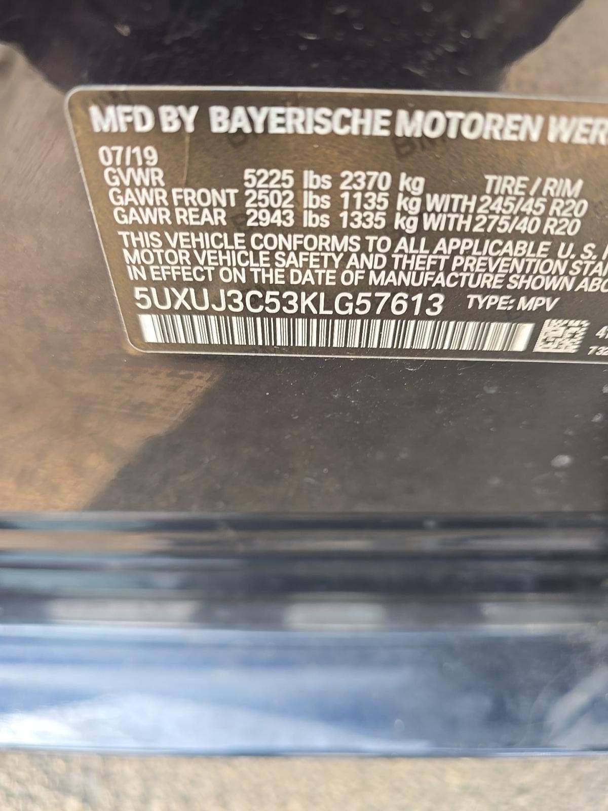 2019 BMW X4 xDrive30i AWD