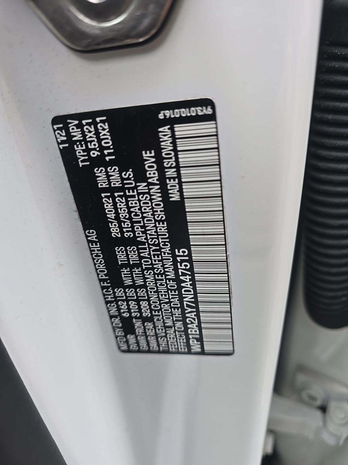 2022 Porsche Cayenne Base AWD