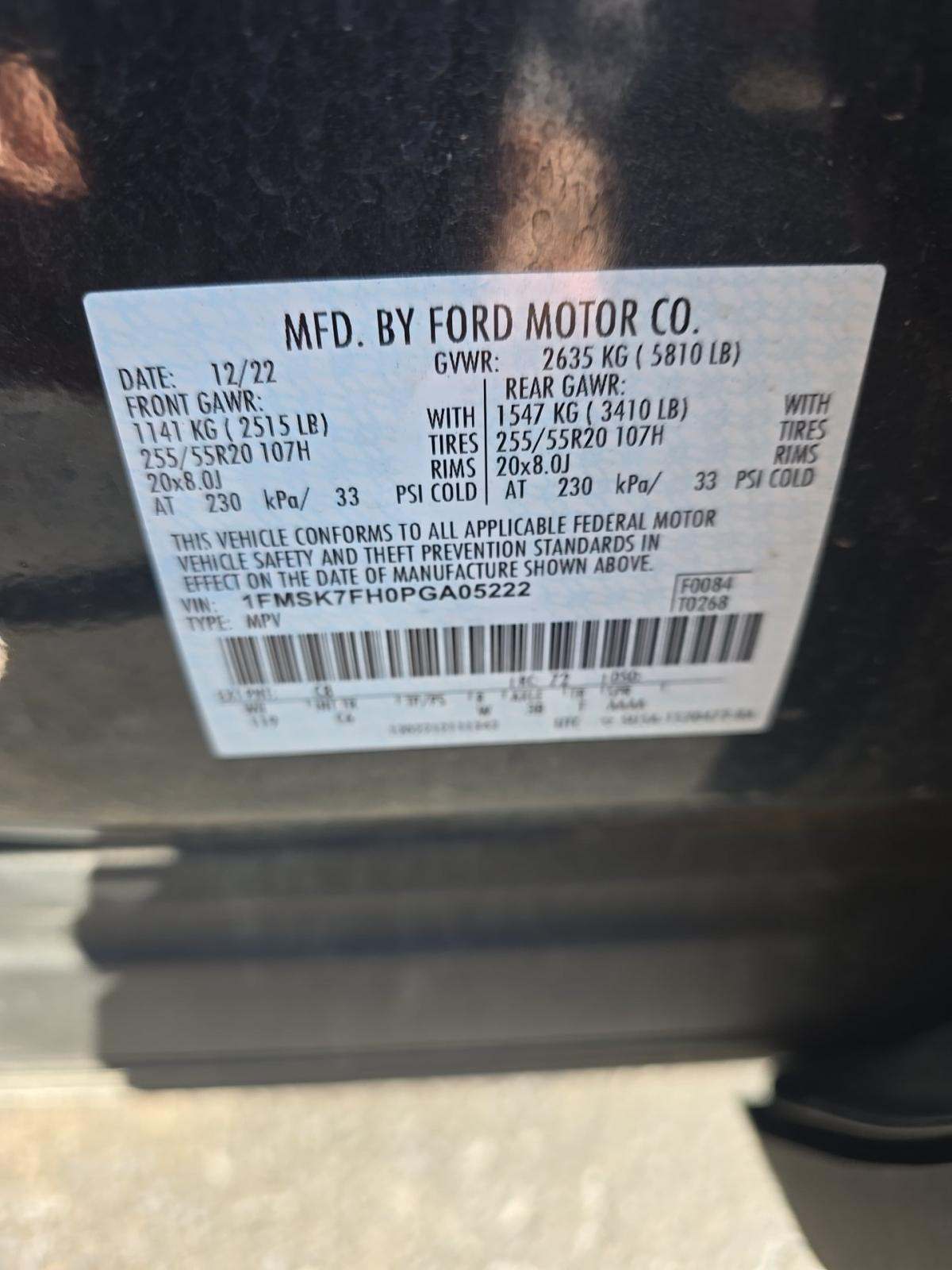 2023 Ford Explorer Limited RWD