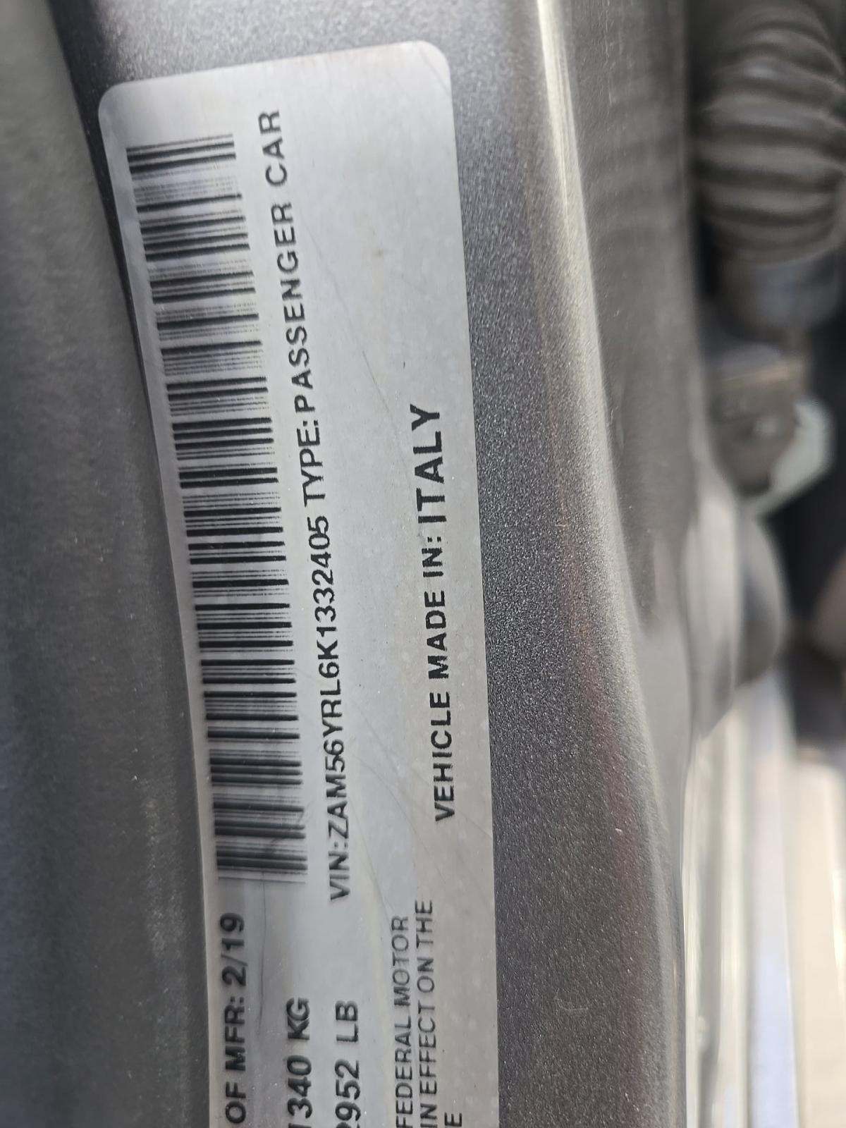 2019 Maserati Quattroporte S Q4 GranLusso AWD