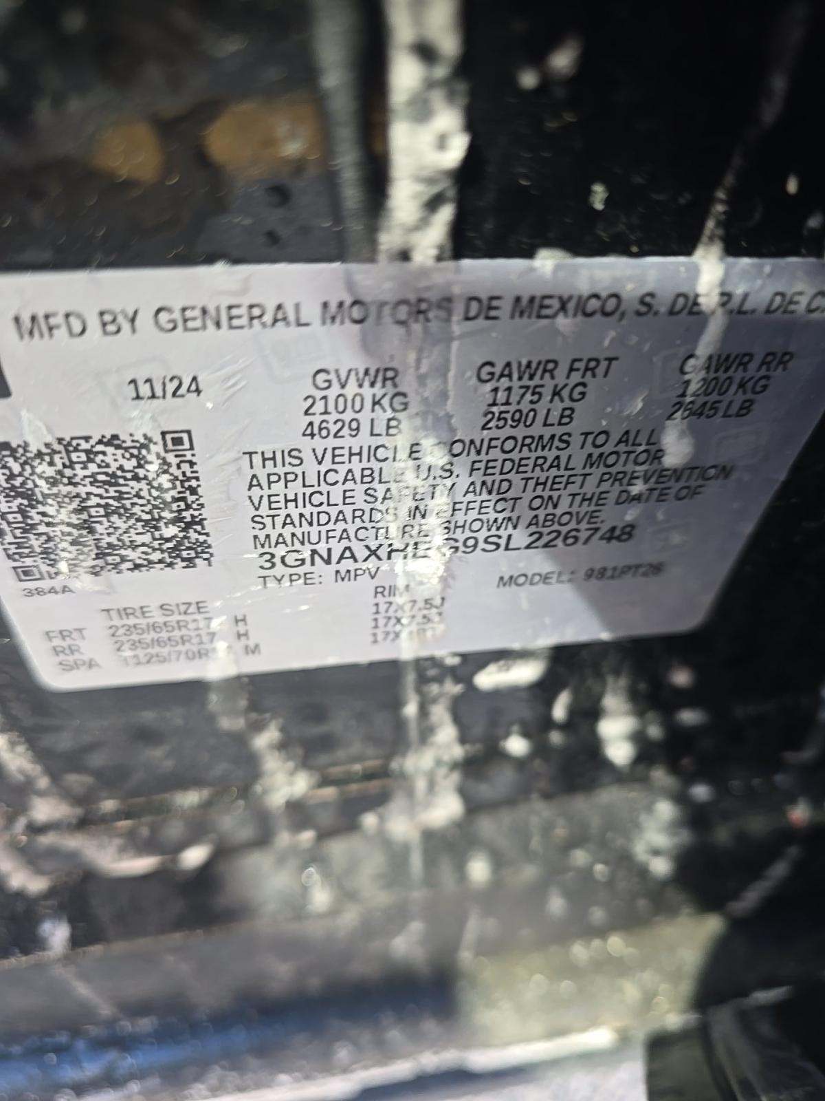 2025 Chevrolet Equinox LT FWD