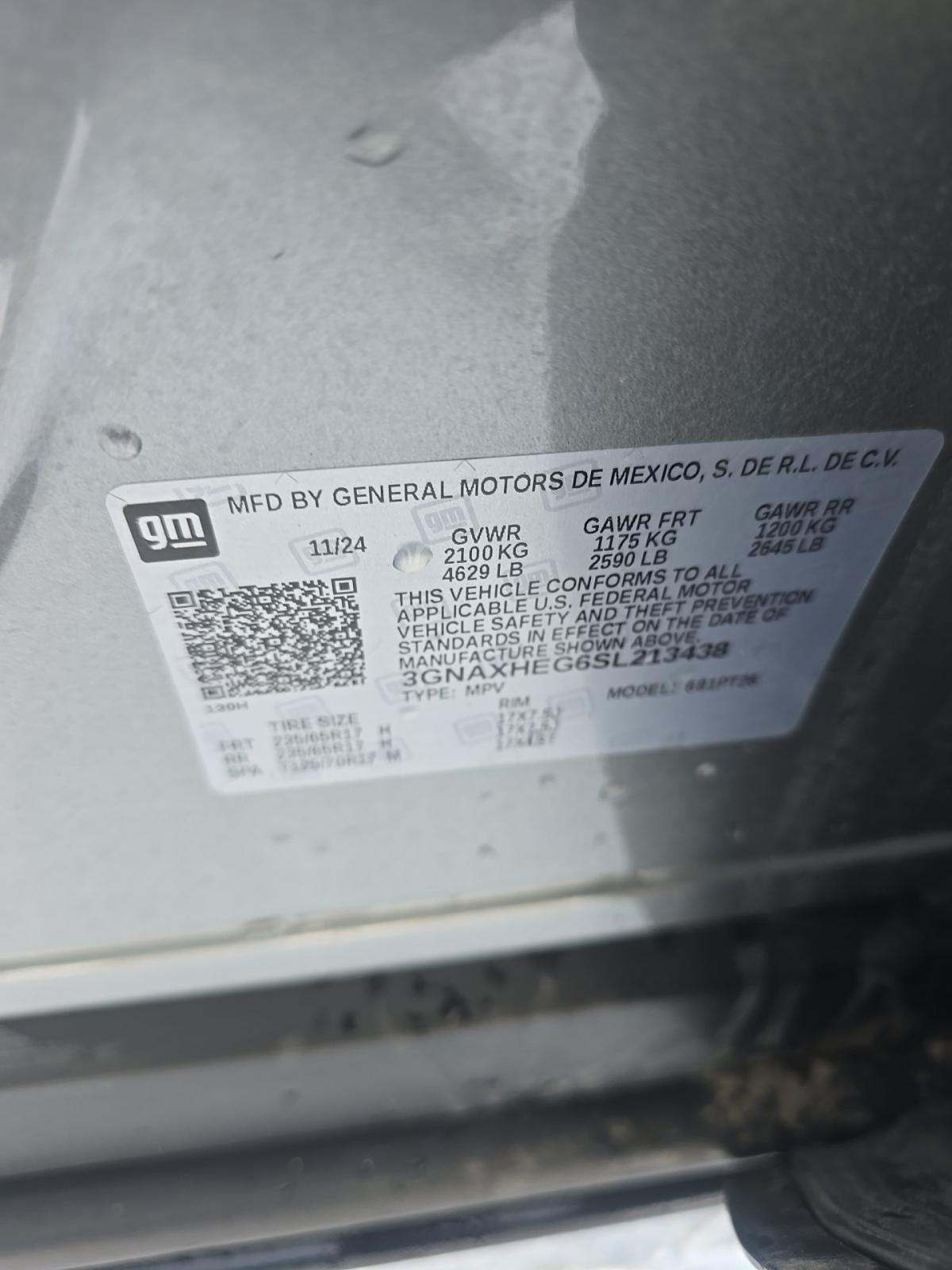 2025 Chevrolet Equinox LT FWD