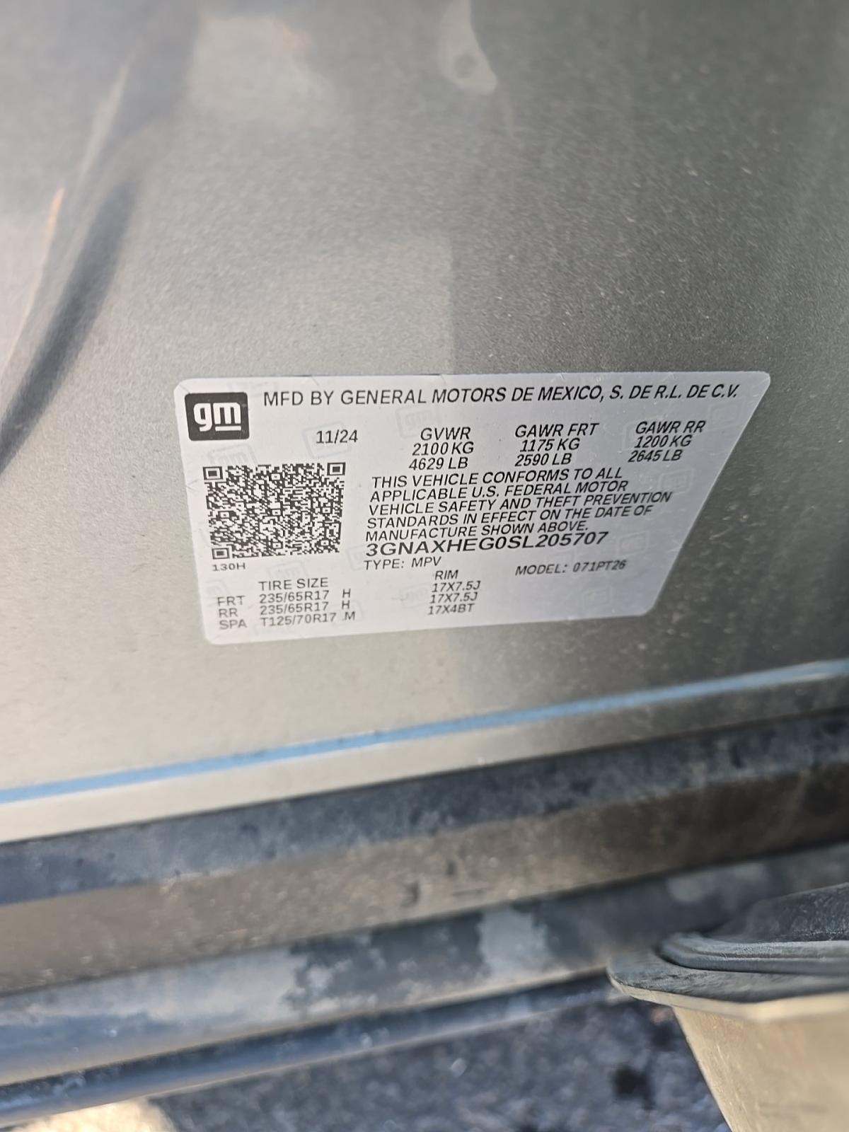 2025 Chevrolet Equinox LT FWD