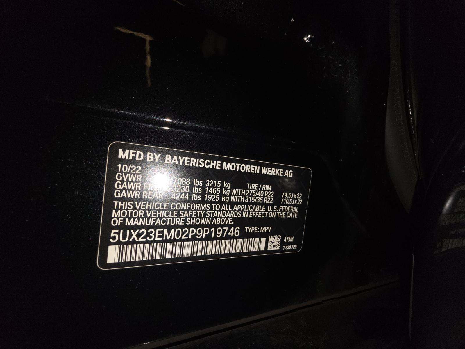 2023 BMW X7 xDrive40i AWD
