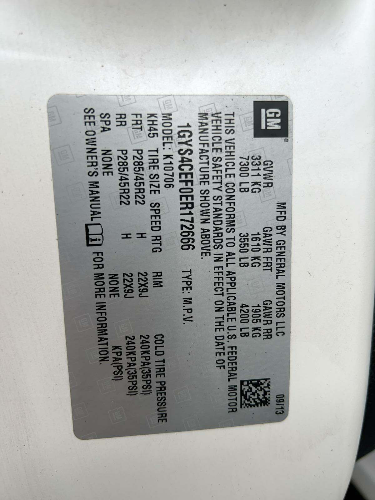 2014 Cadillac Escalade Premium AWD