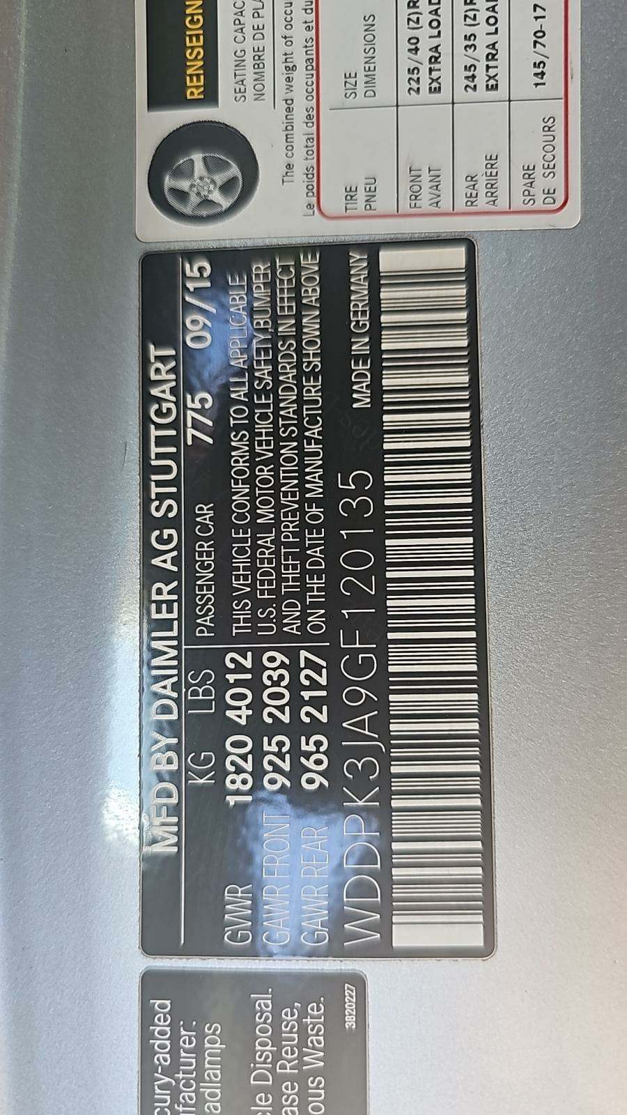 2016 Mercedes-Benz SLK-Class SLK 300 RWD