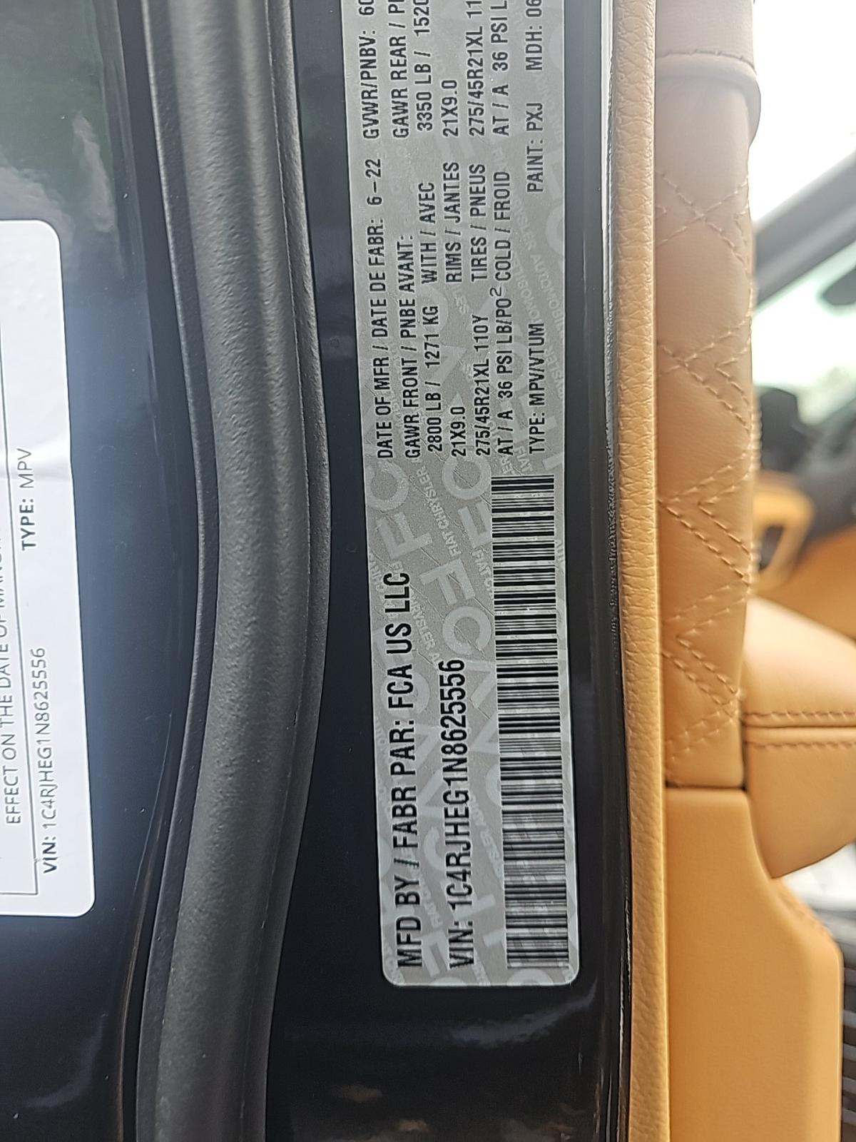 2022 Jeep Grand Cherokee Summit Reserve AWD