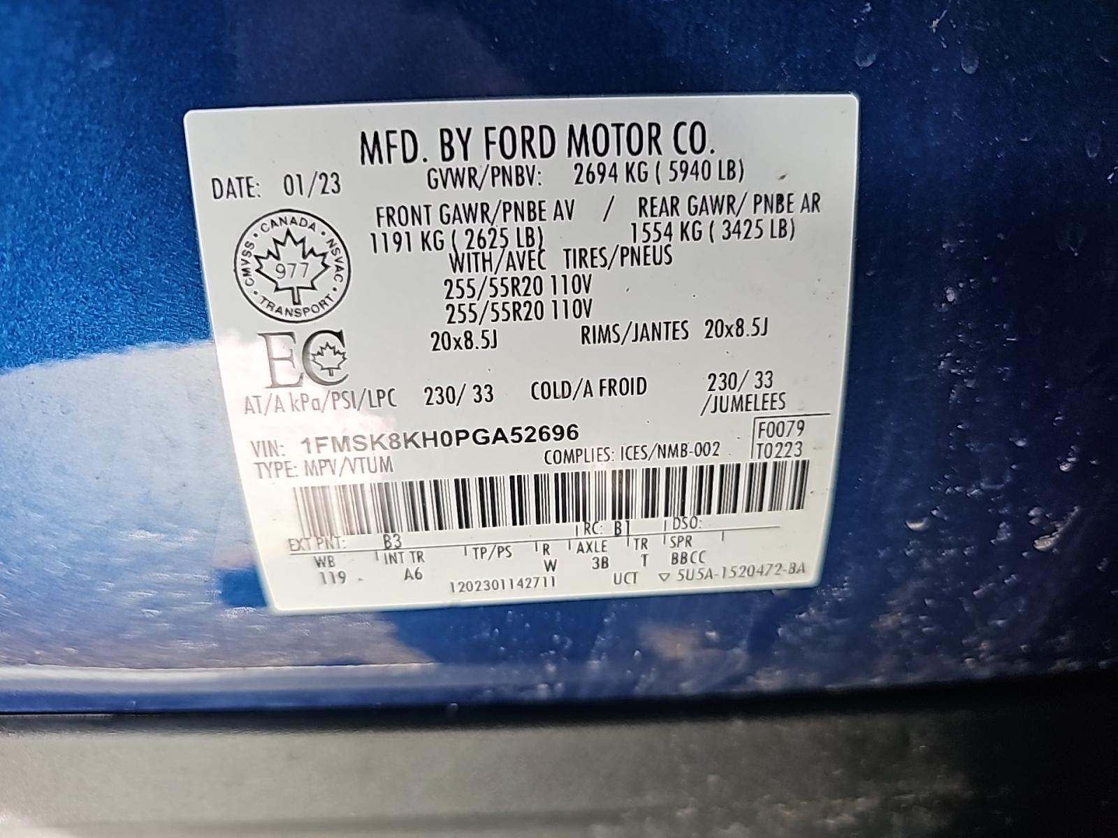 2023 Ford Explorer ST-Line AWD