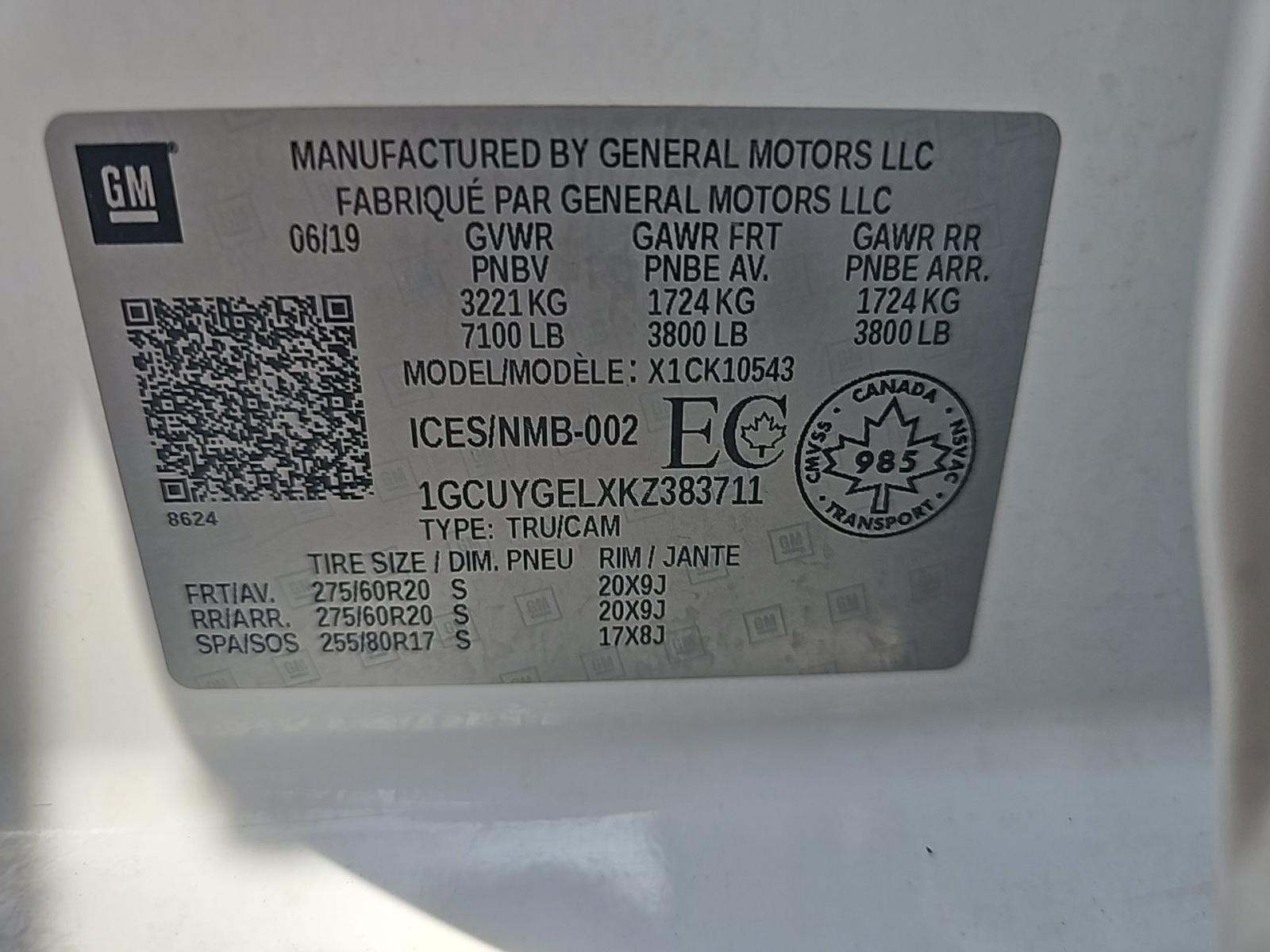 2019 Chevrolet Silverado 1500 LTZ AWD