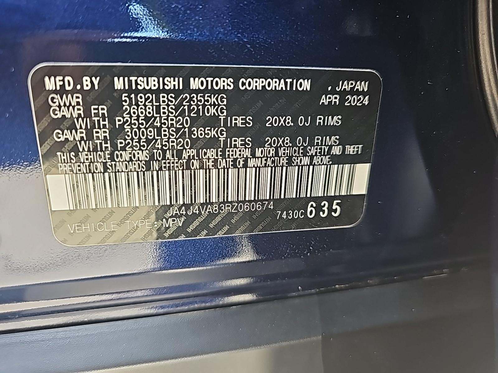 2024 Mitsubishi Outlander SE AWD