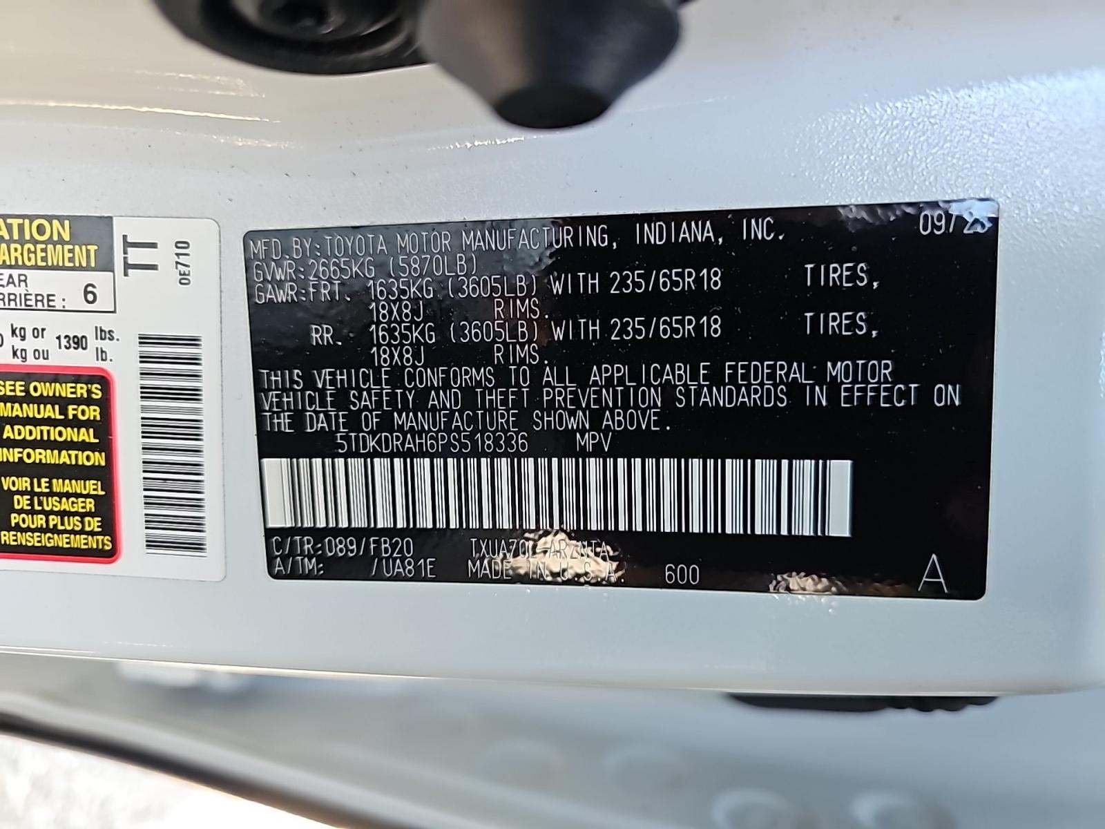 2023 Toyota Highlander L FWD