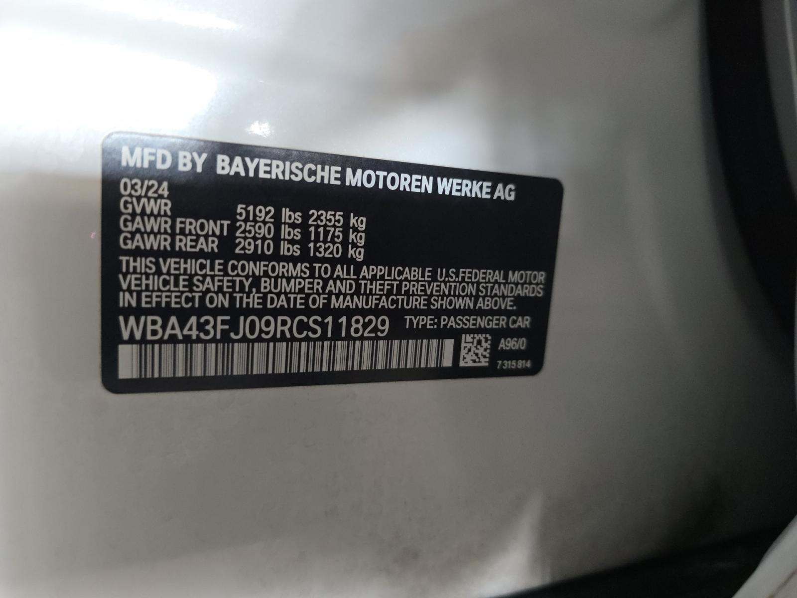 2024 BMW 5 Series 530i RWD