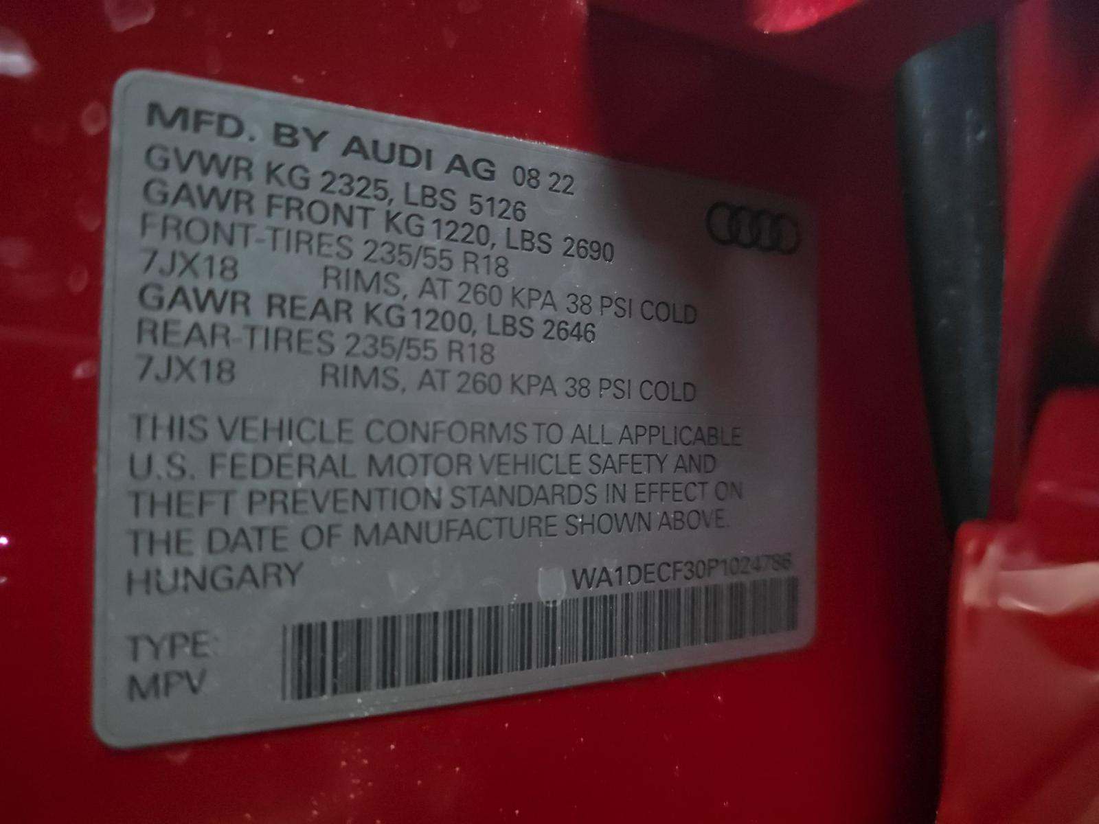 2023 Audi Q3 S line Premium AWD