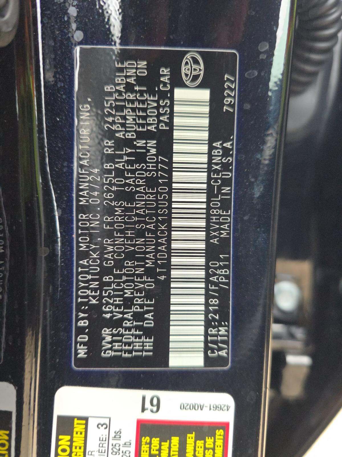 TOYOTA CAMRY - 5
