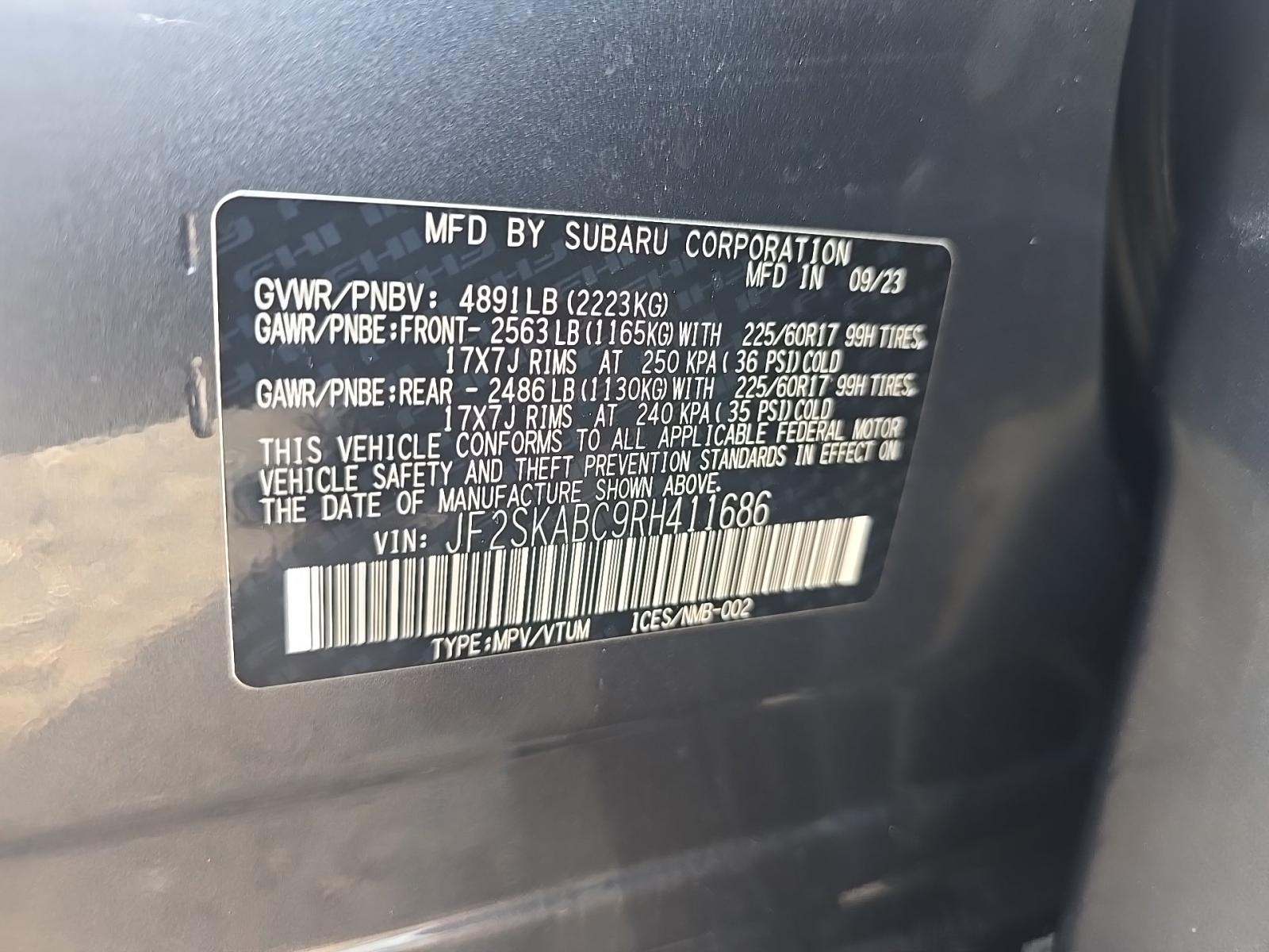 2024 Subaru Forester Base AWD