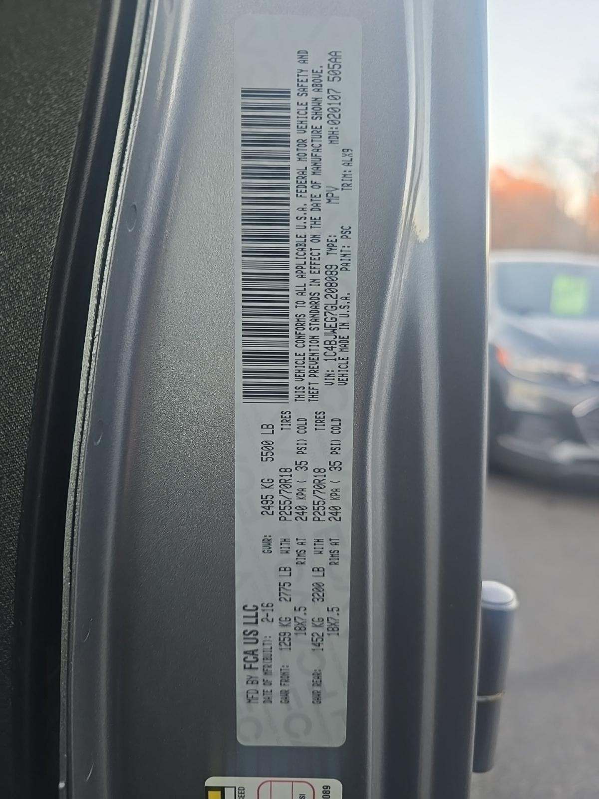 2016 Jeep Wrangler Unlimited Sahara AWD