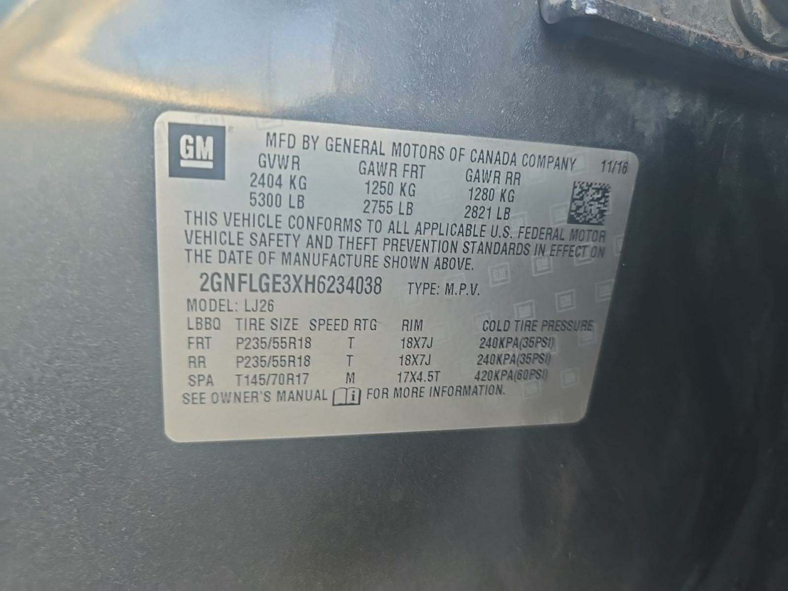 2017 Chevrolet Equinox Premier AWD