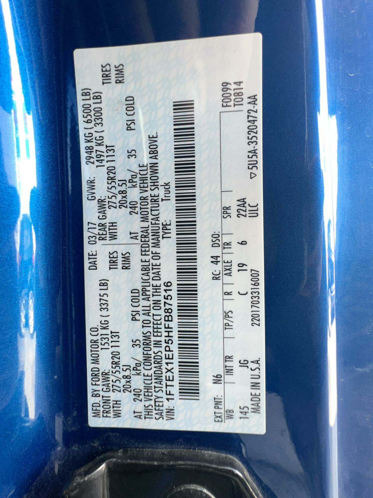 2017 Ford F-150 XL AWD