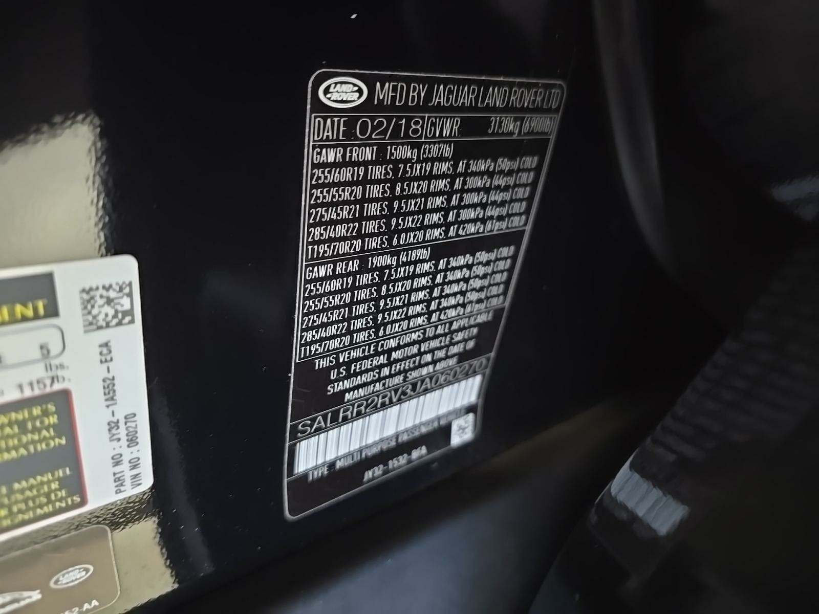 2018 Land Rover Discovery HSE AWD