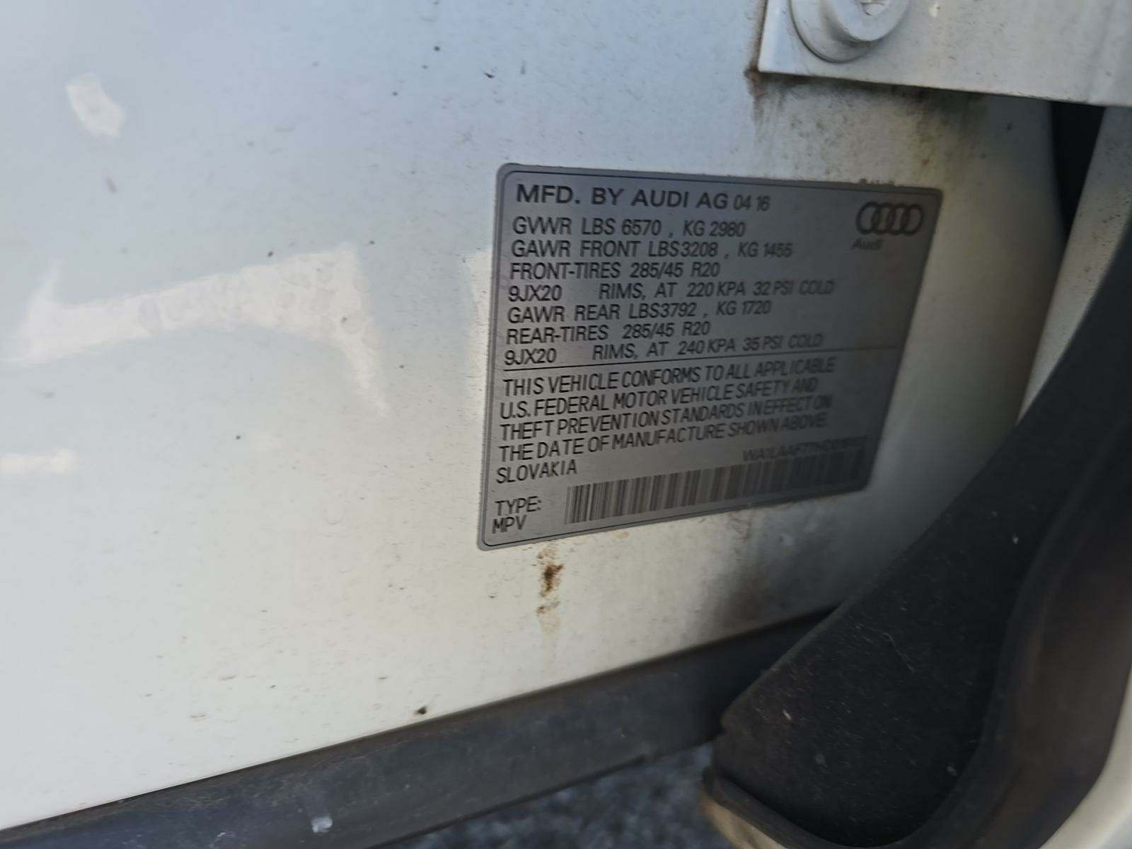 2017 Audi Q7 3.0T Premium Plus AWD