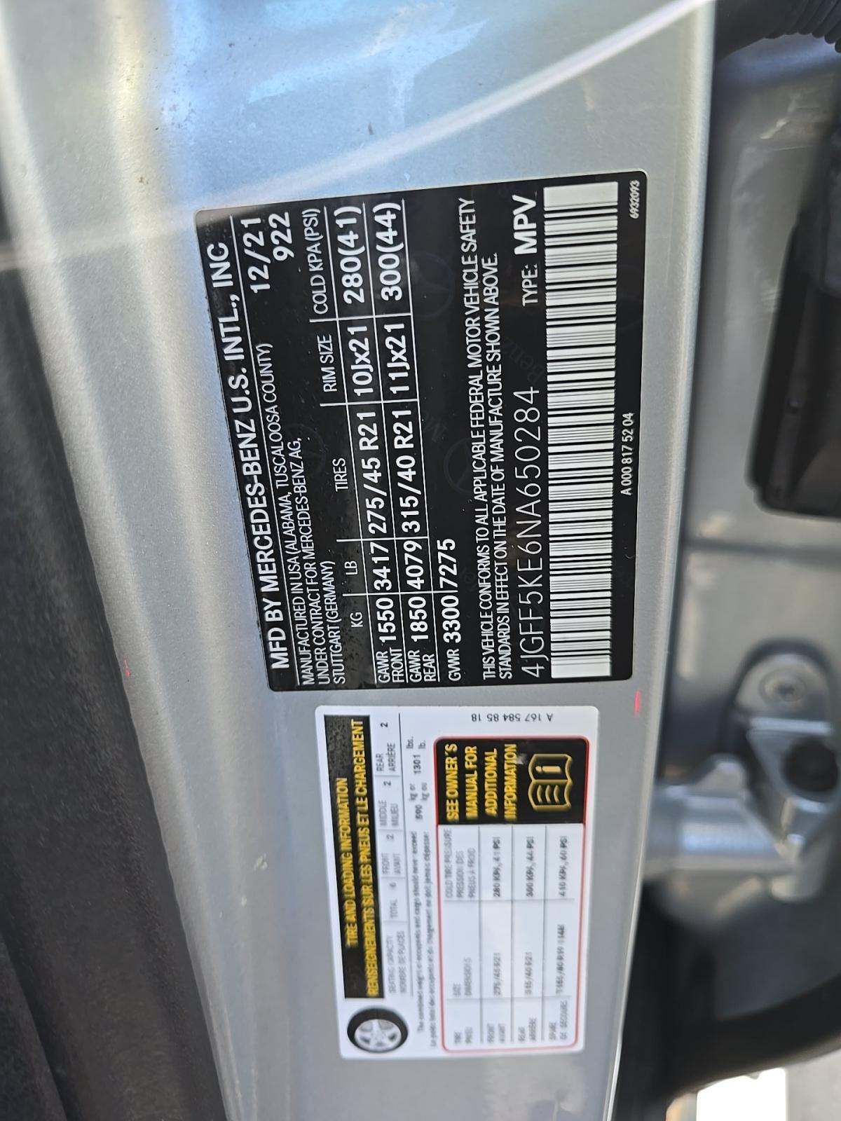 2022 Mercedes-Benz GLS GLS 450 AWD