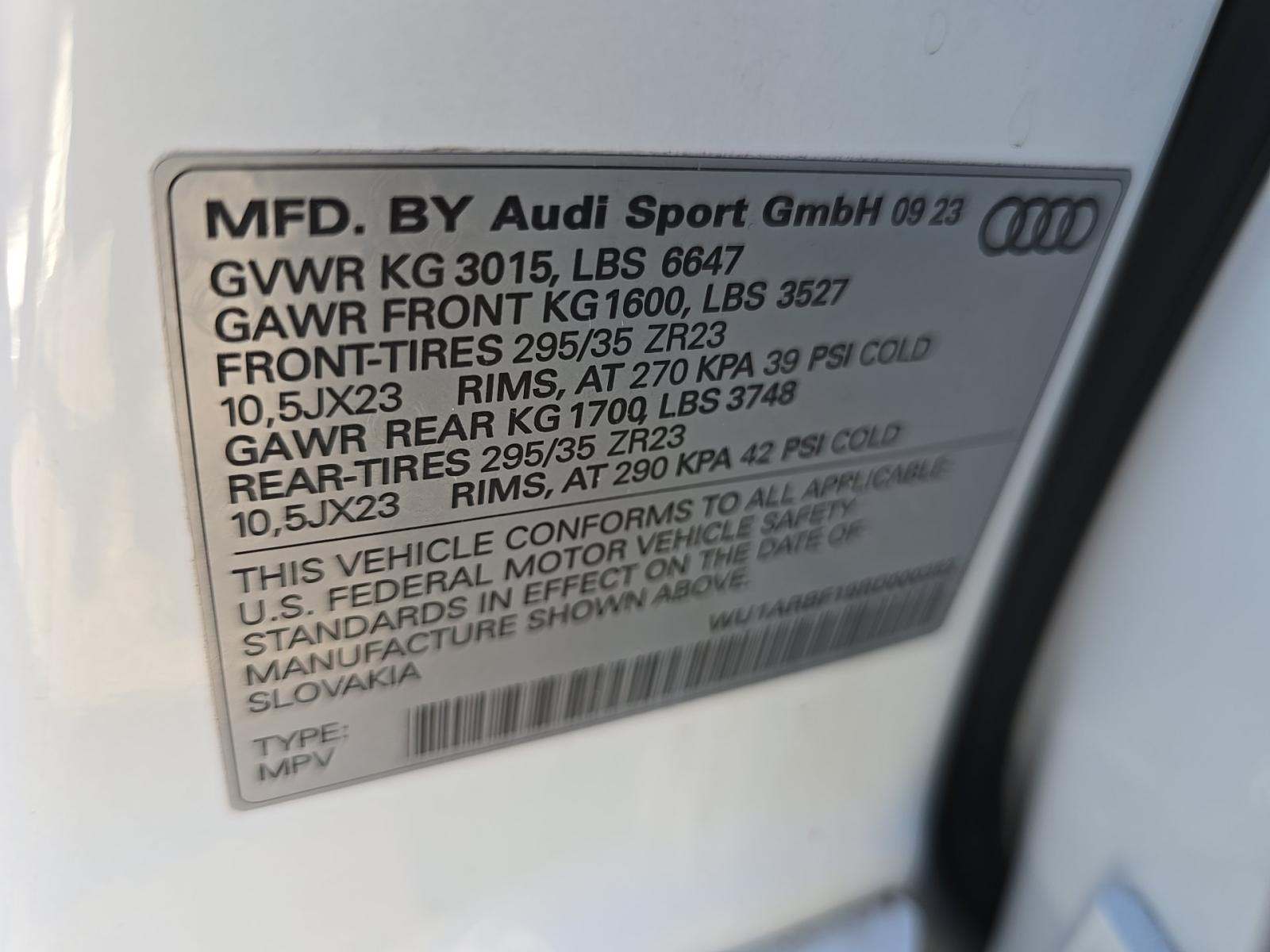 2024 Audi RS Q8 Base AWD