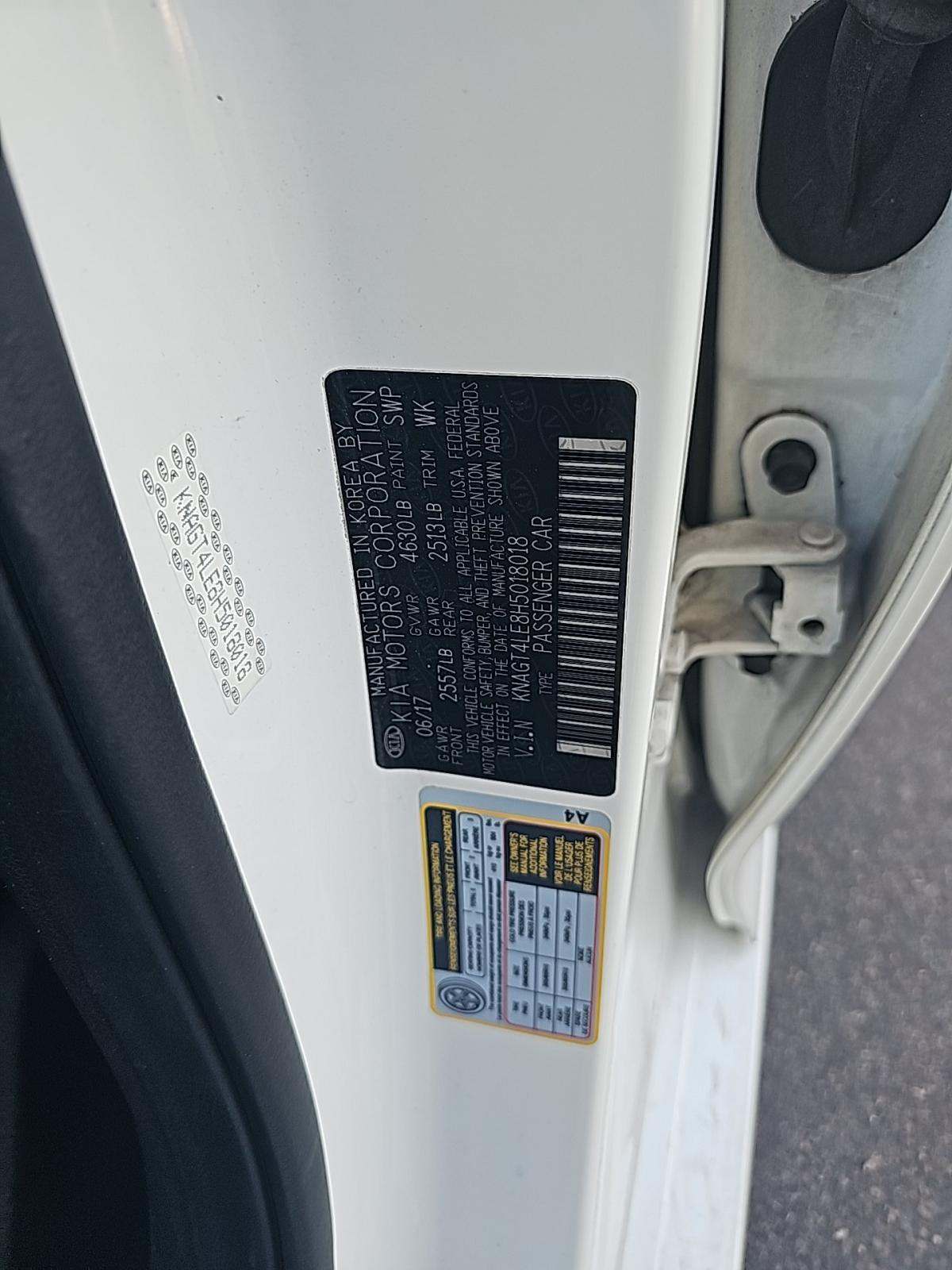 2017 Kia Optima Hybrid FWD