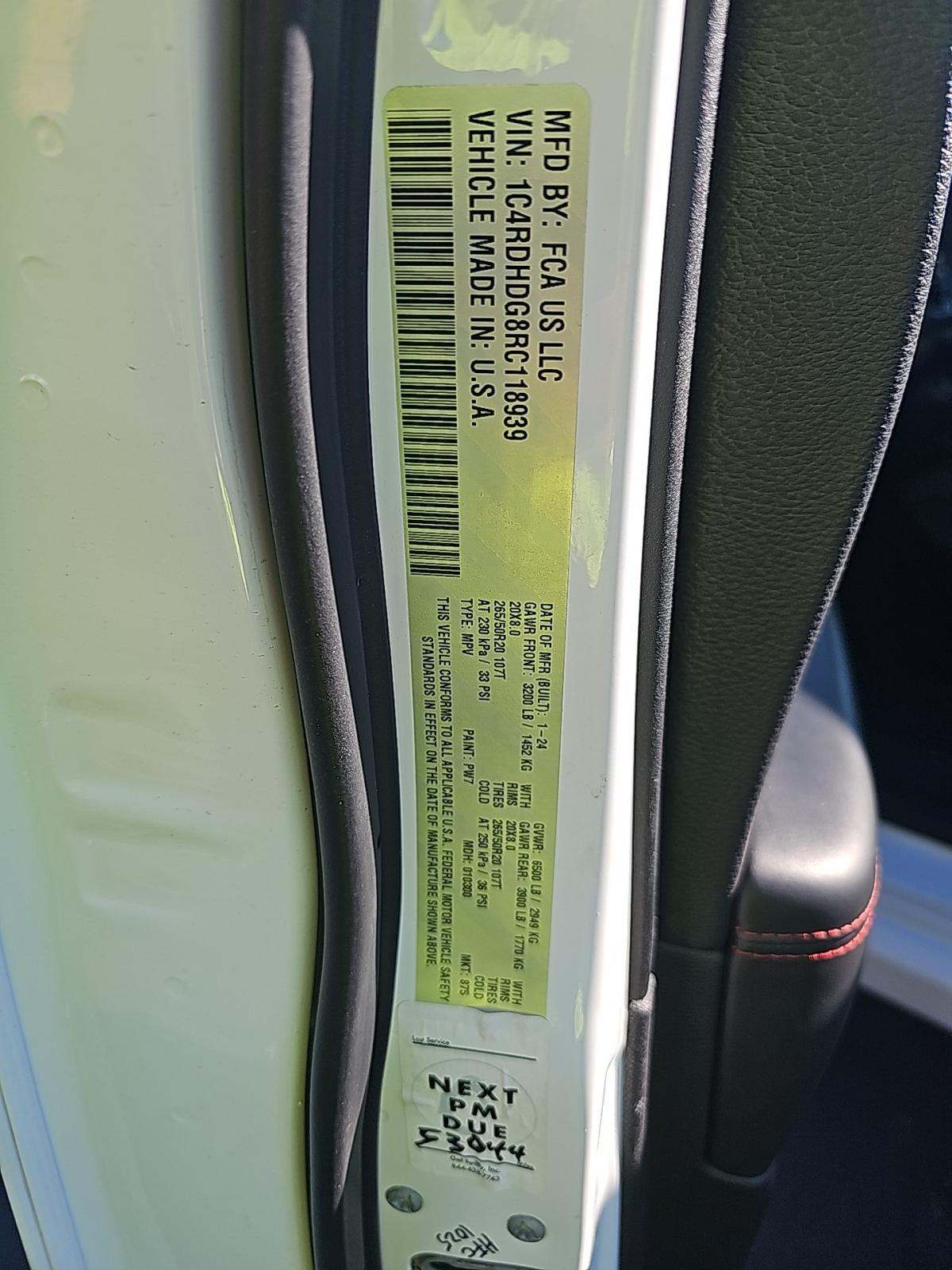 2024 Dodge Durango GT Plus RWD