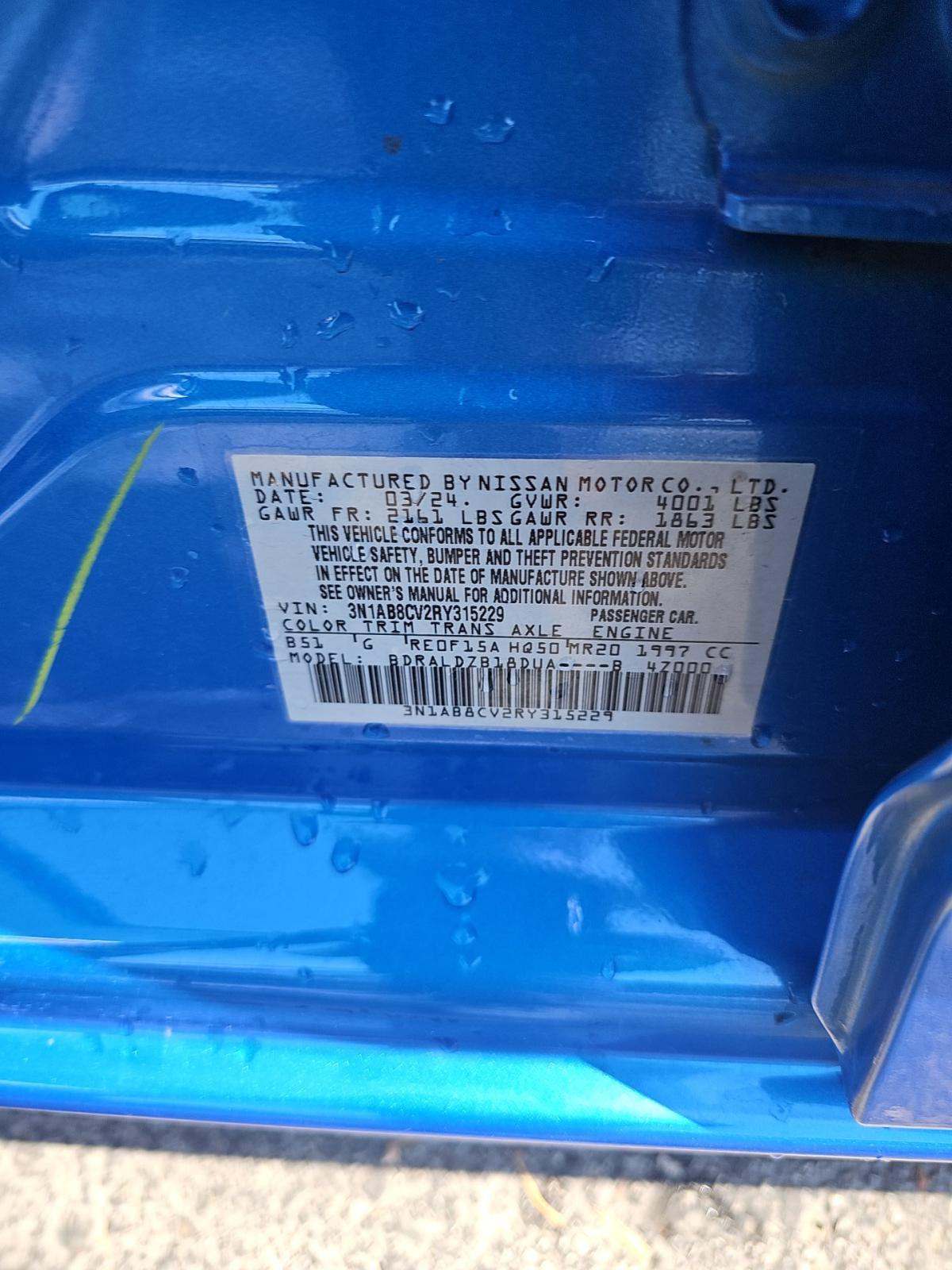 NISSAN SENTRA - 1