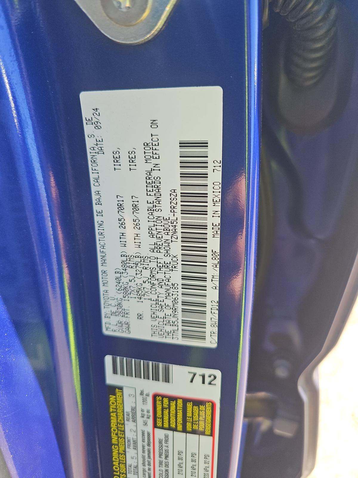 2024 Toyota Tacoma TRD Off-Road AWD