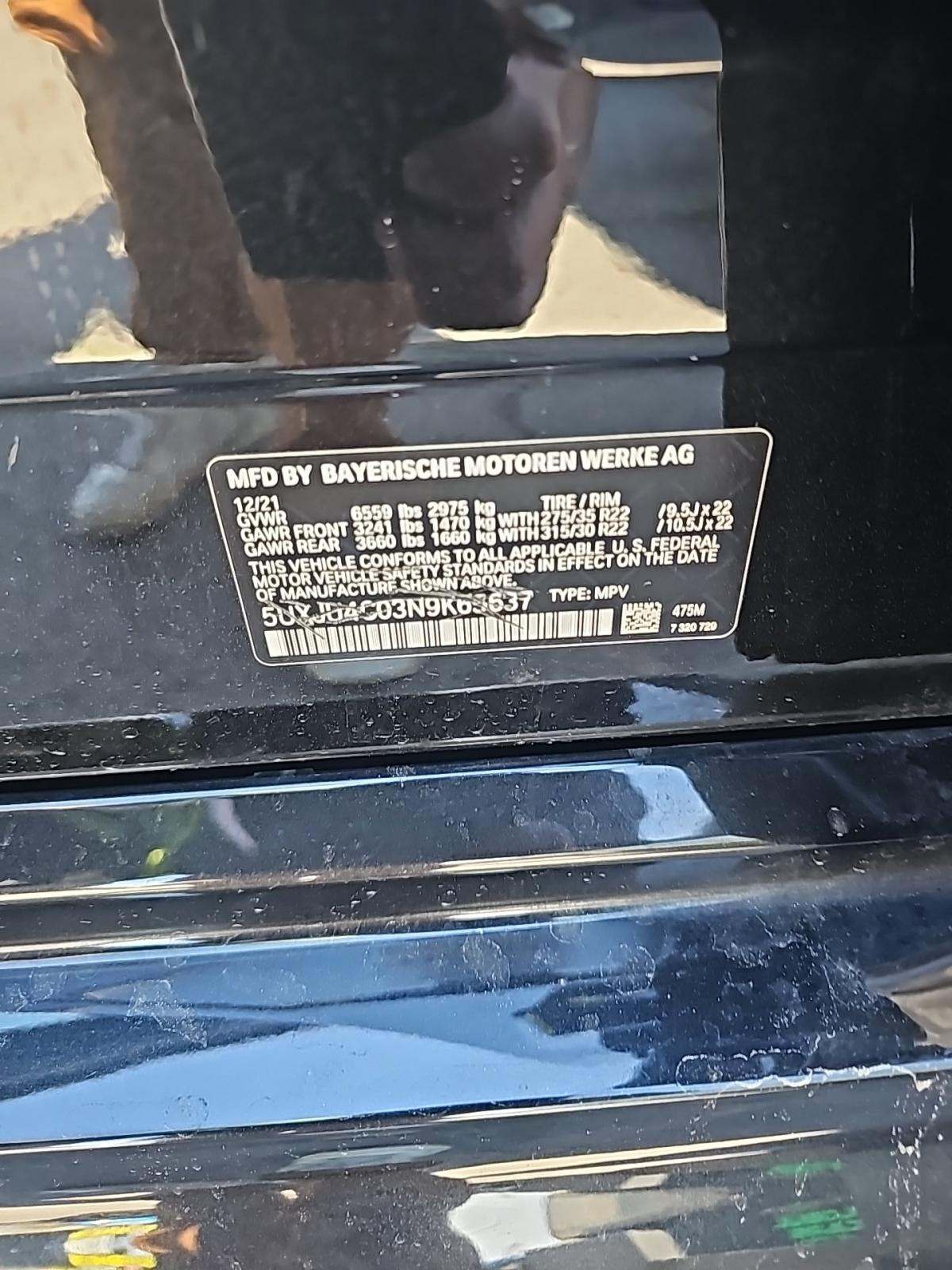 2022 BMW X5 M50i AWD