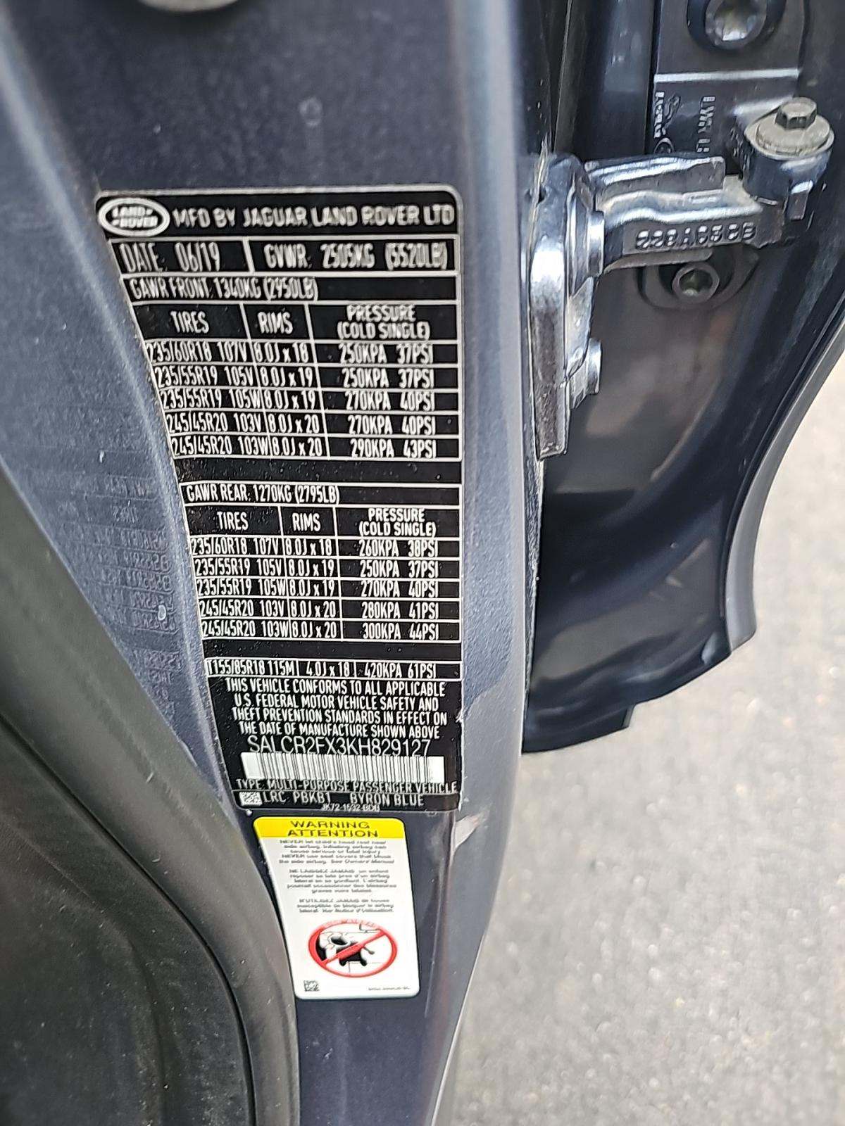 2019 Land Rover Discovery Sport HSE AWD