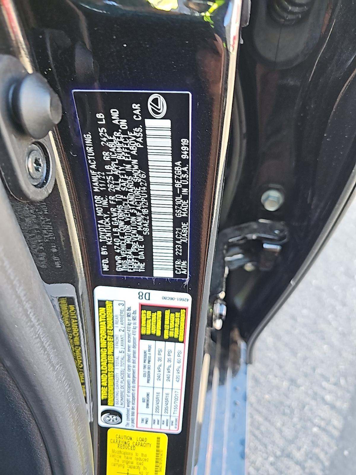 2023 Lexus ES ES 350 Luxury FWD