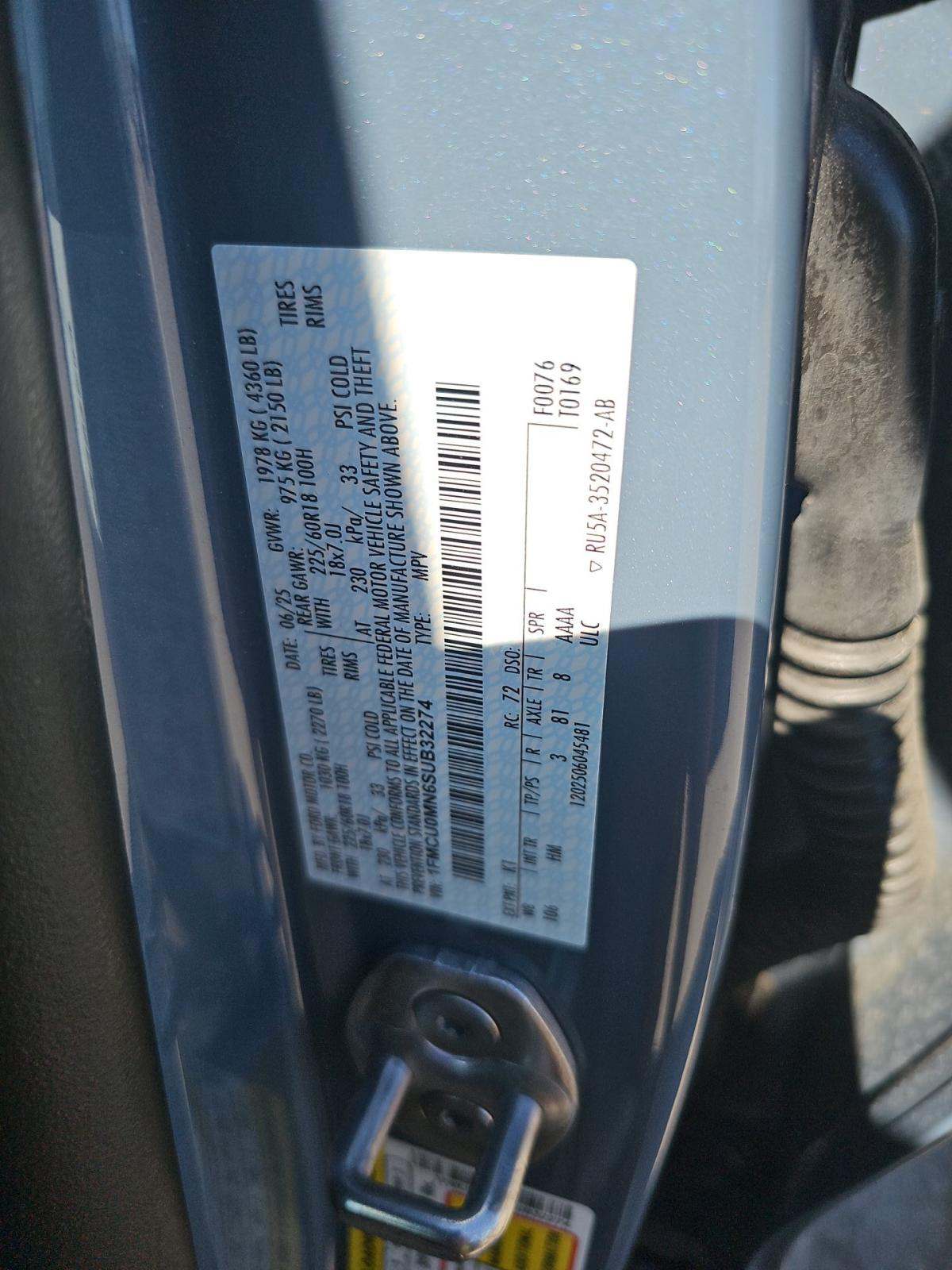 2025 Ford Escape ST-Line FWD