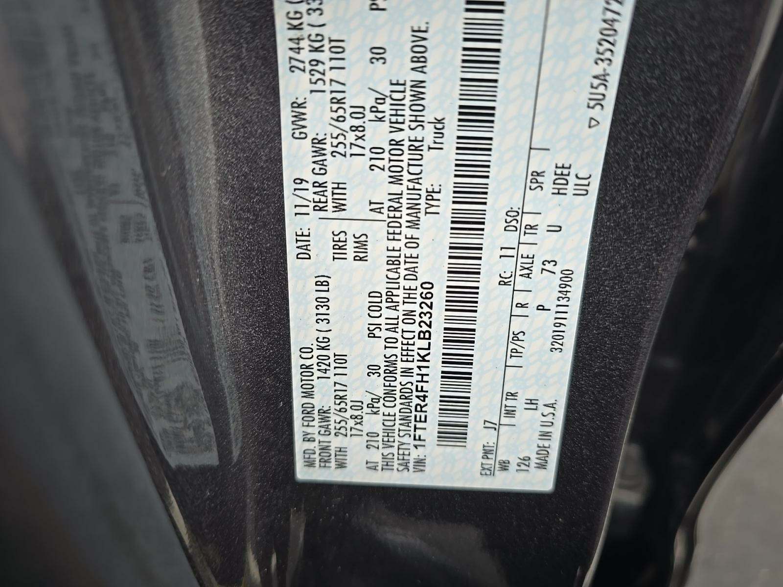 2019 Ford Ranger XLT AWD