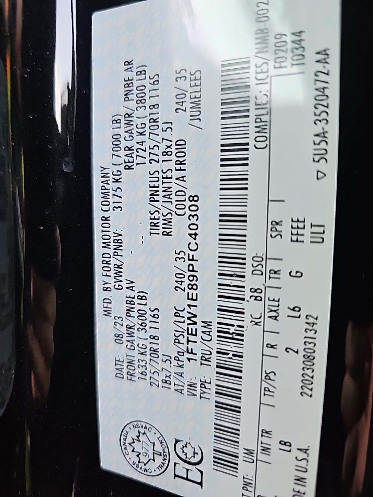 2023 Ford F-150 Tremor AWD