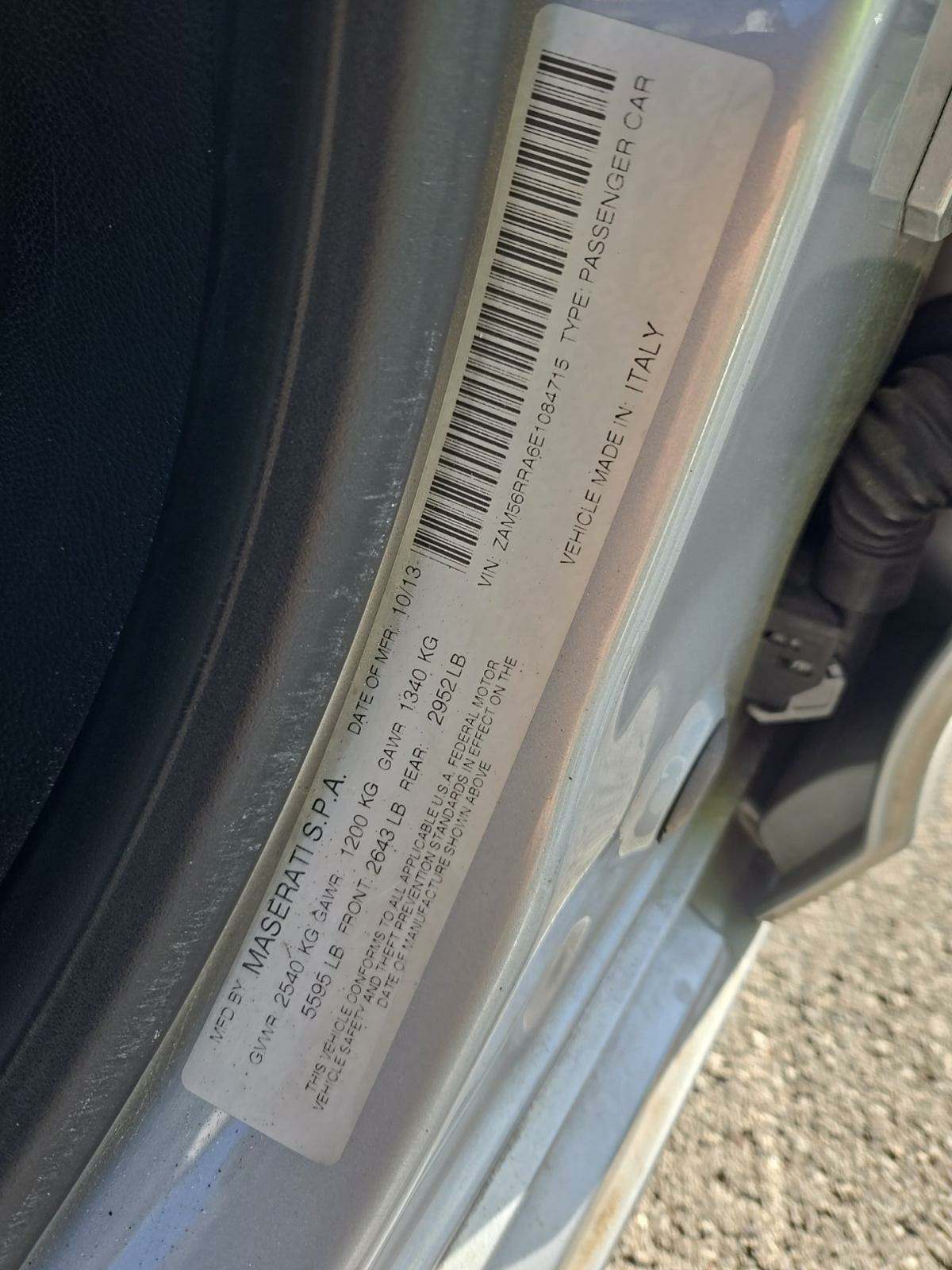 2014 Maserati Quattroporte S Q4 AWD