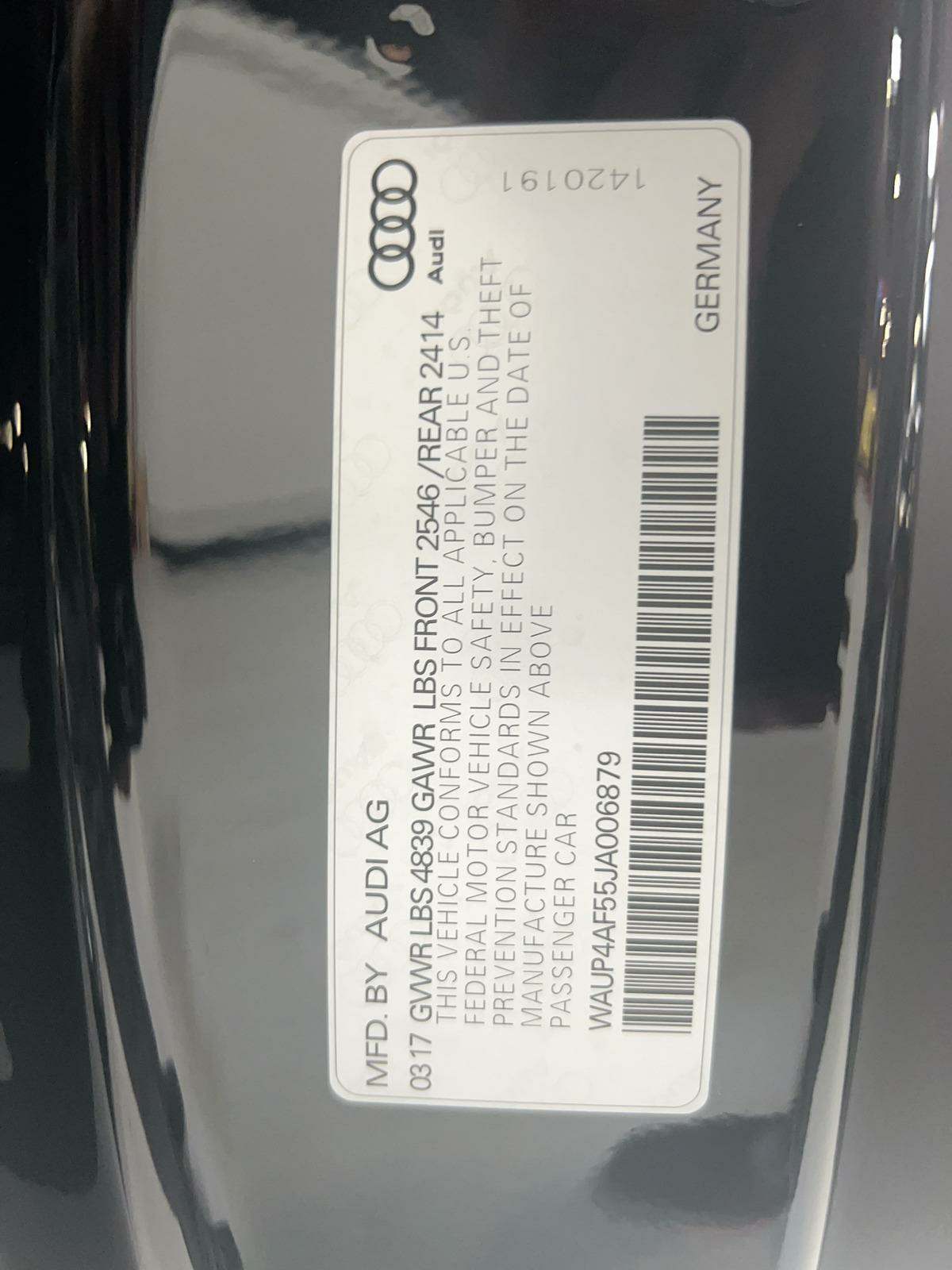 2018 Audi S5 Premium Plus AWD