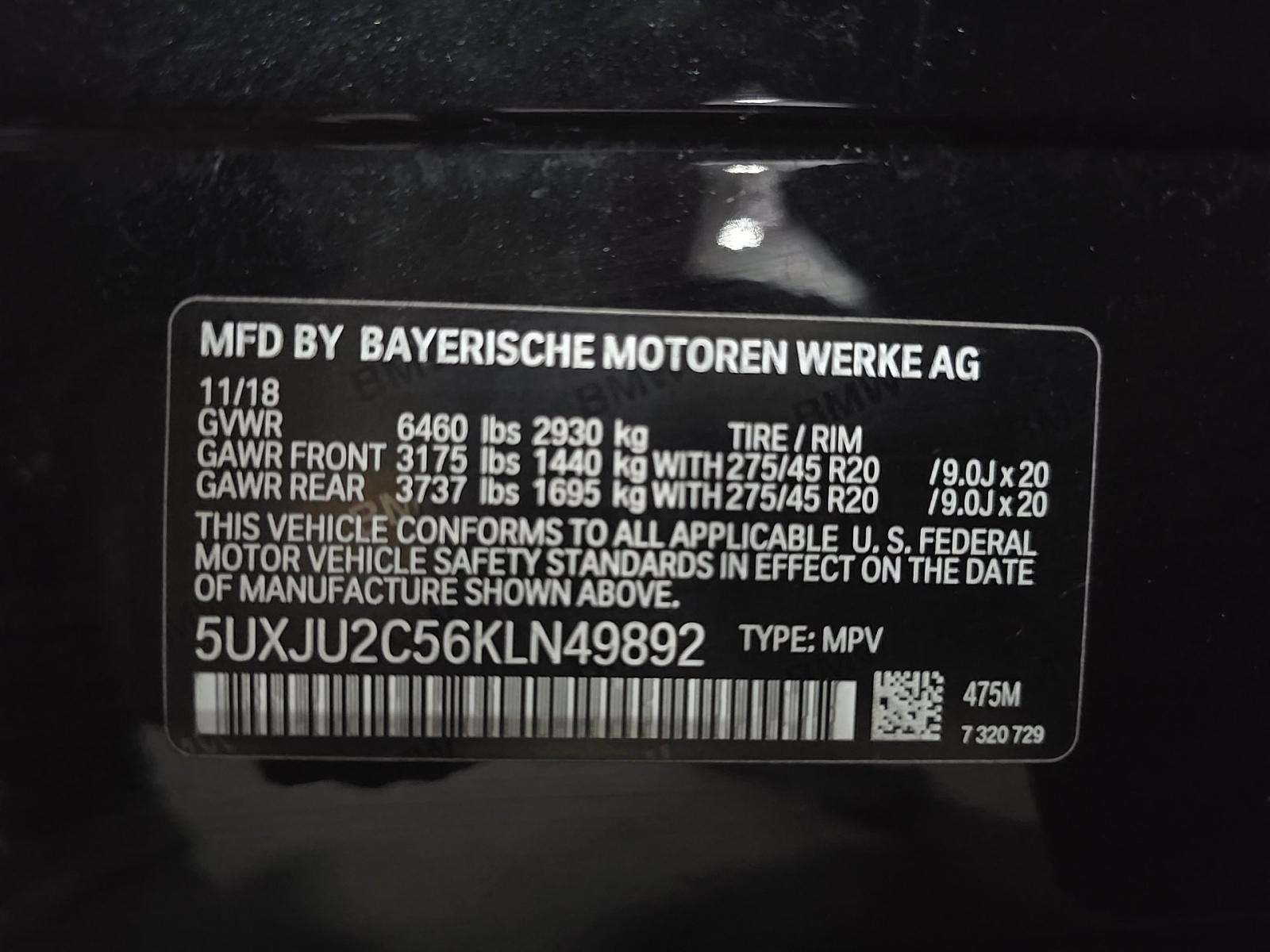 2019 BMW X5 xDrive50i AWD