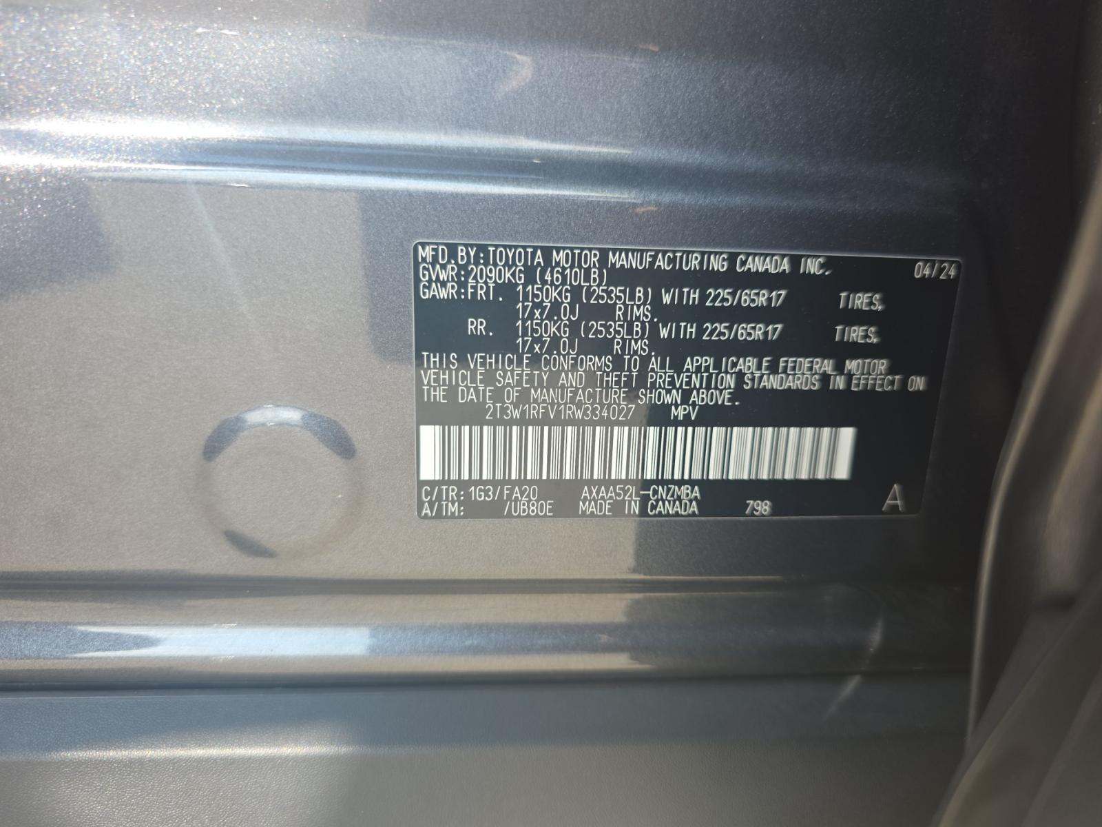 2024 Toyota RAV4 XLE FWD