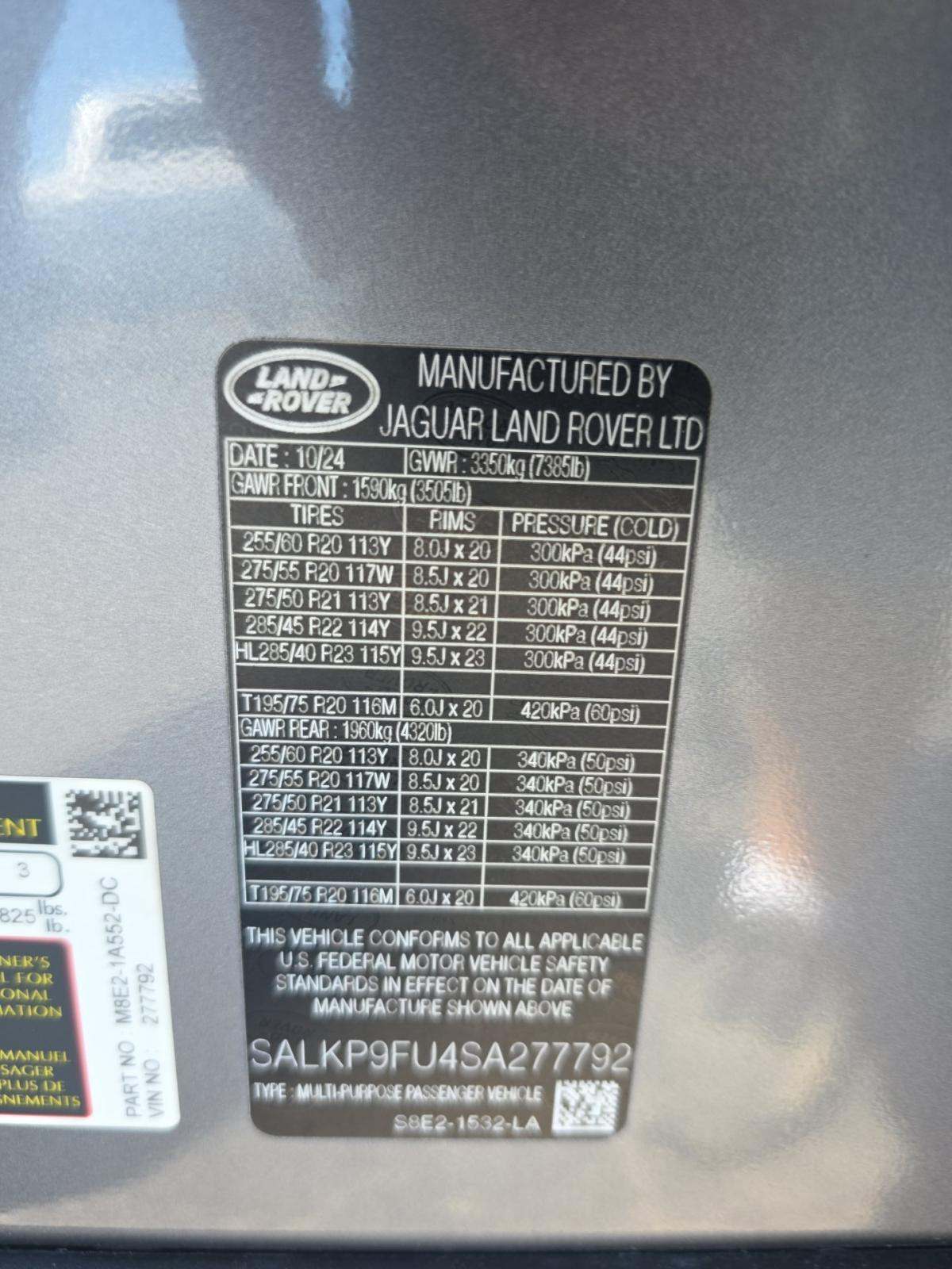 LAND ROVER RANGE ROVER - 1