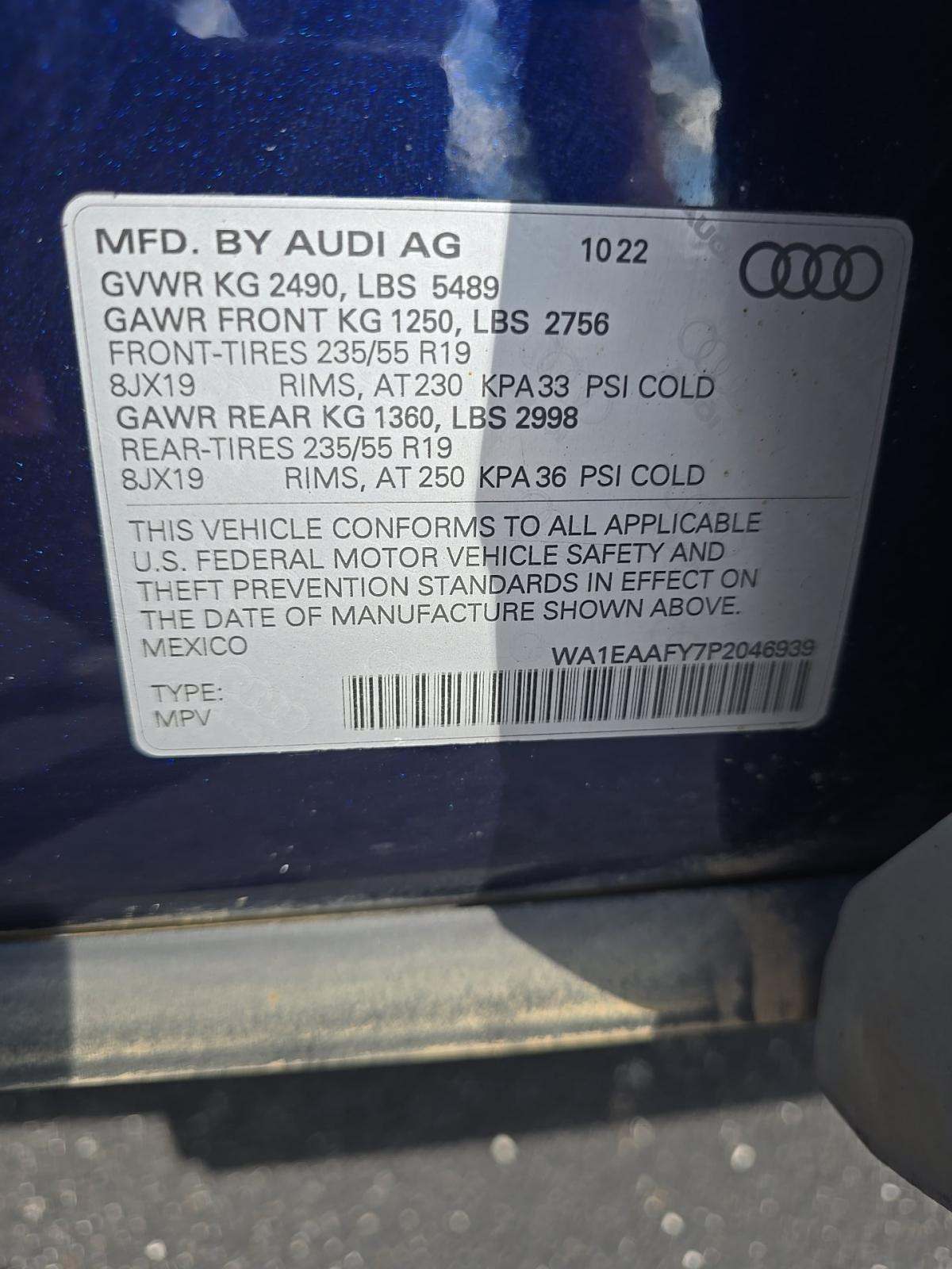 2023 Audi Q5 S line Premium Plus AWD