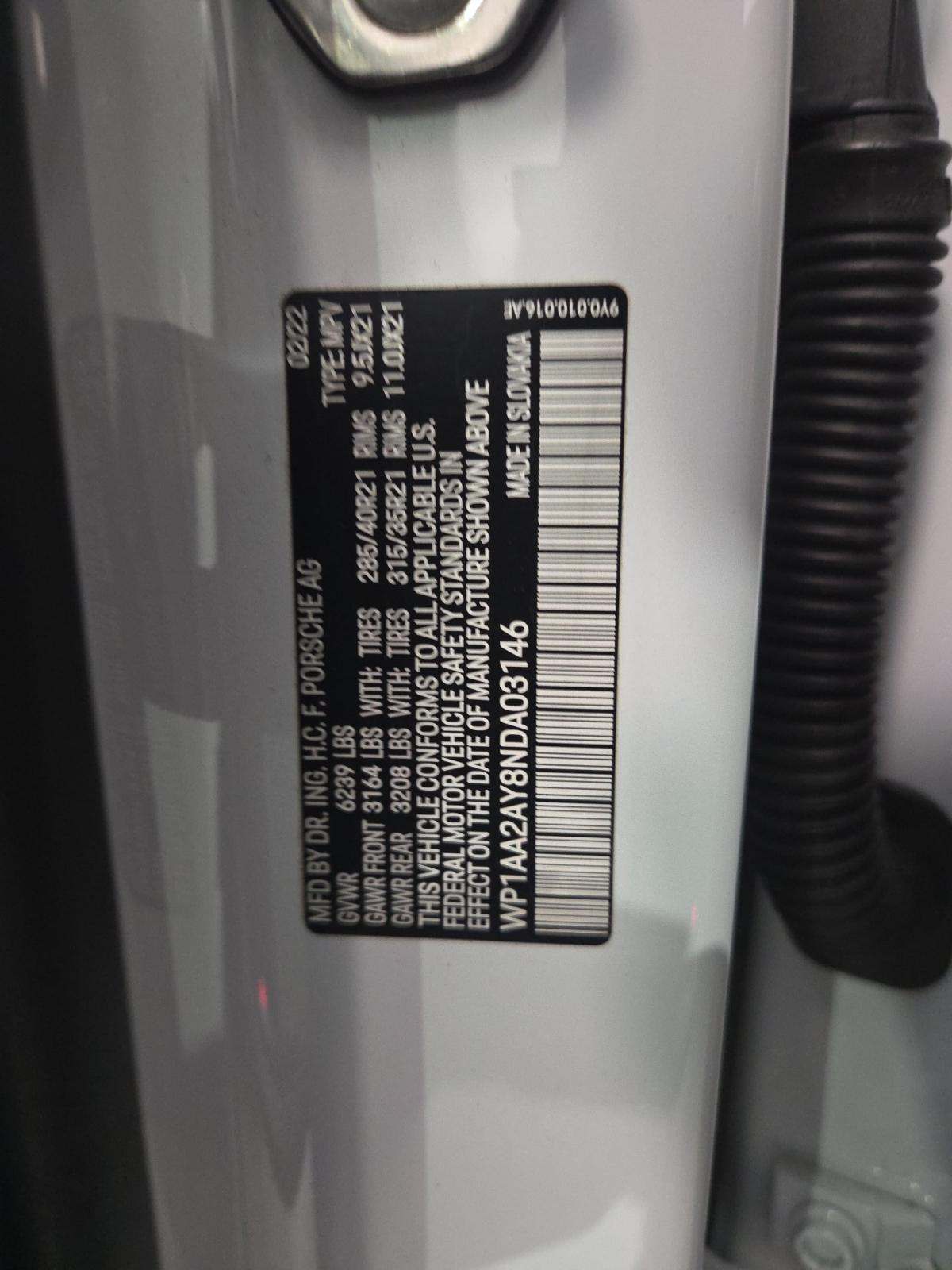 2022 Porsche Cayenne Base AWD