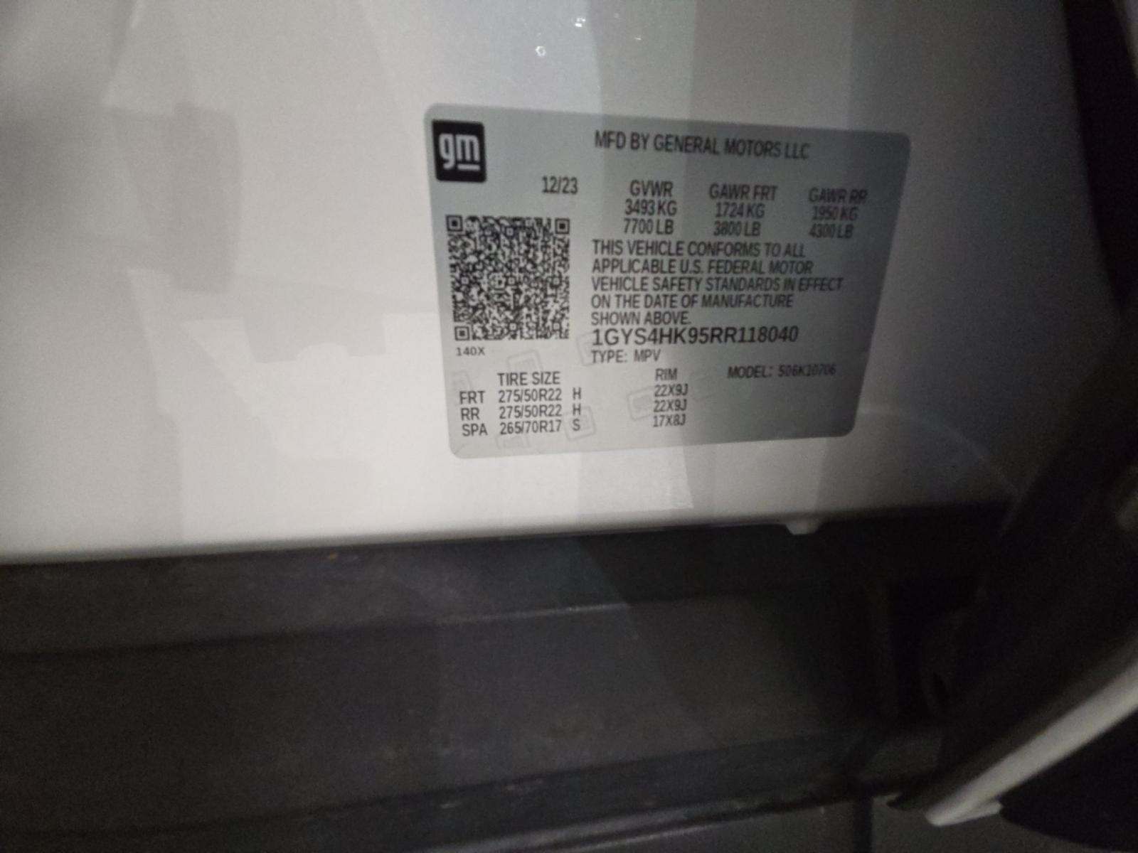 2024 Cadillac Escalade V-Series AWD